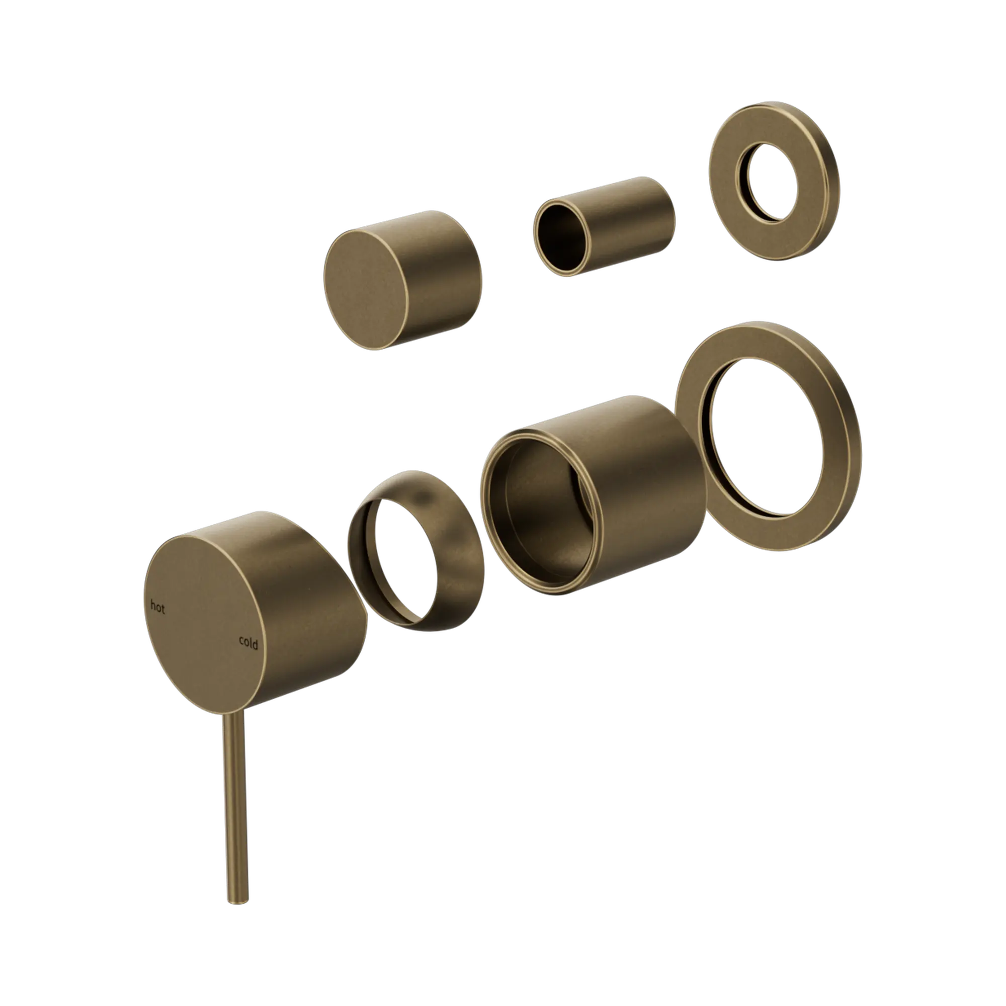 Mecca Shower Mixer With Diverter Separate Back Plate Trim Kit Only