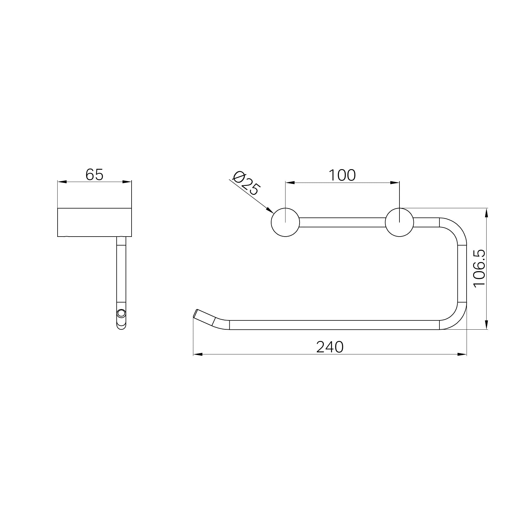New Mecca Hand Towel Rail