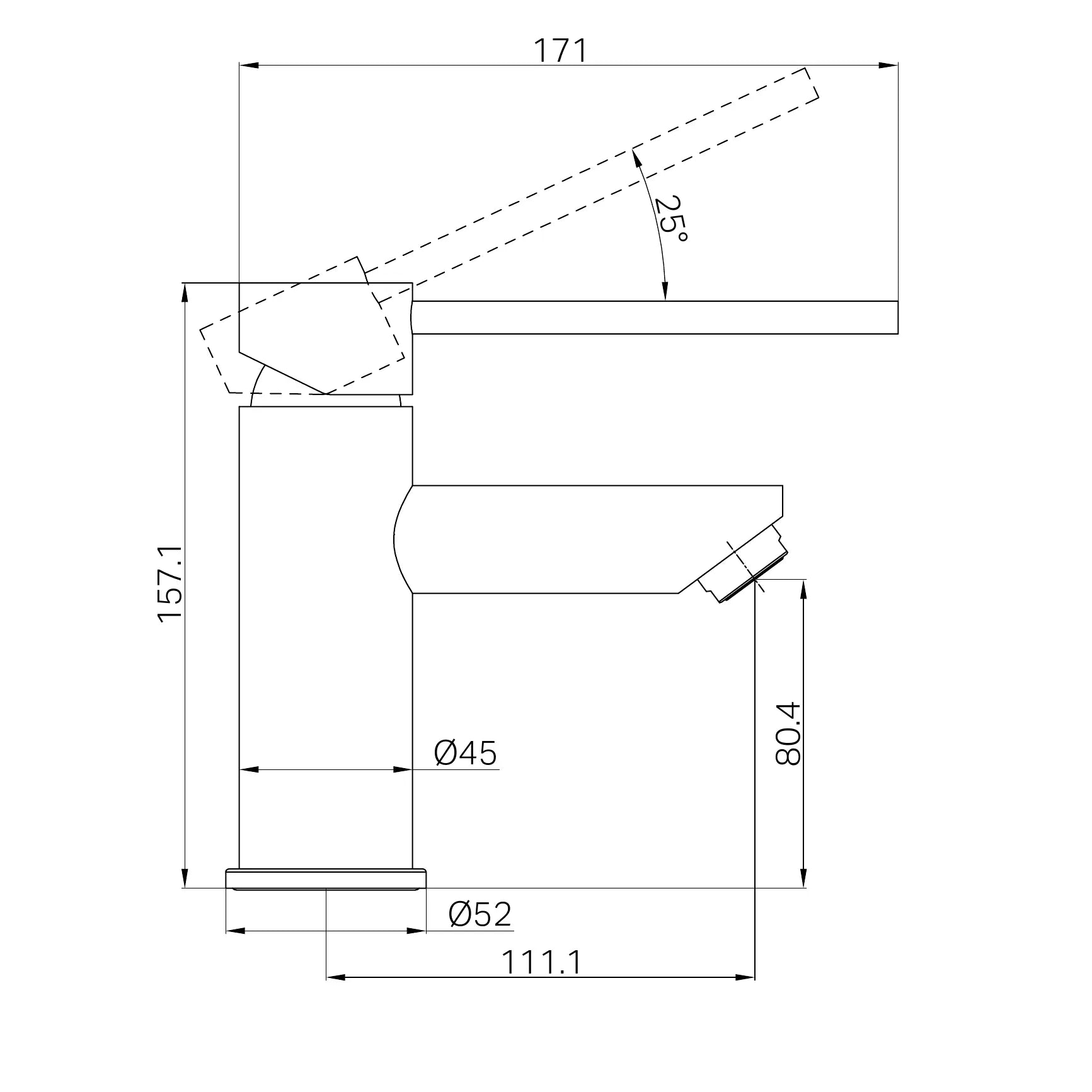 Dolce Care Basin Mixer
