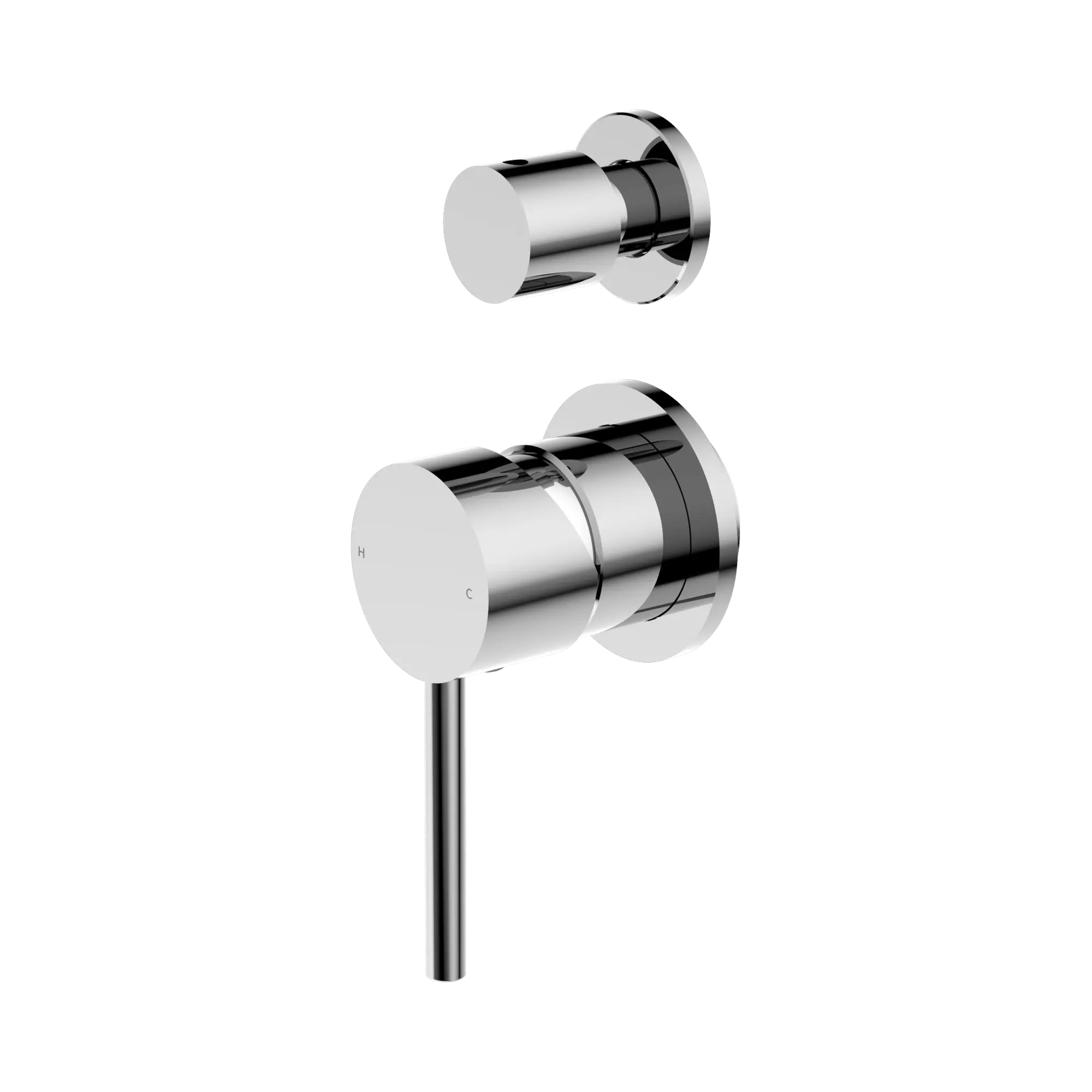 Dolce Shower Mixer With Diverter Separate Plate