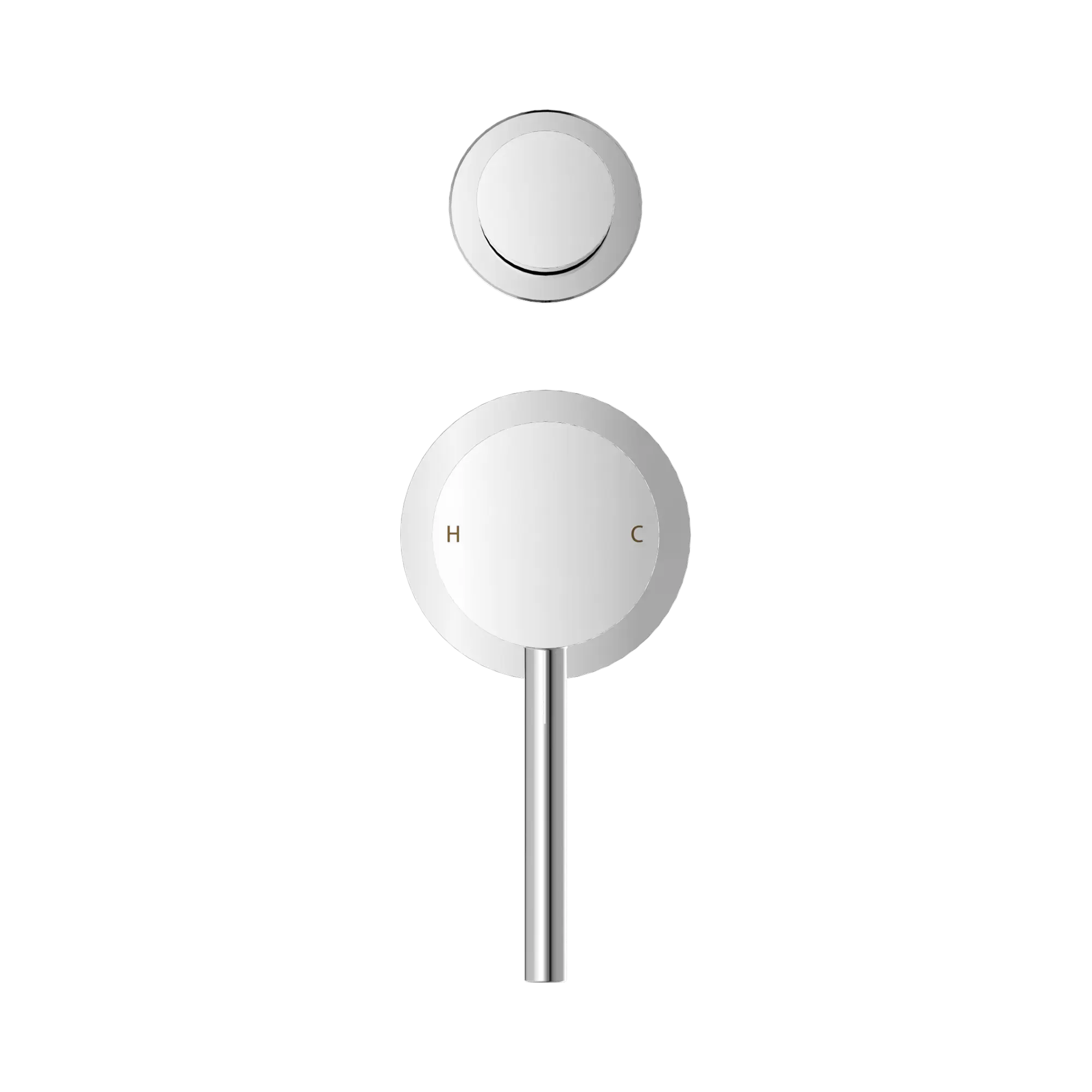 Dolce Shower Mixer With Diverter Separate Plate