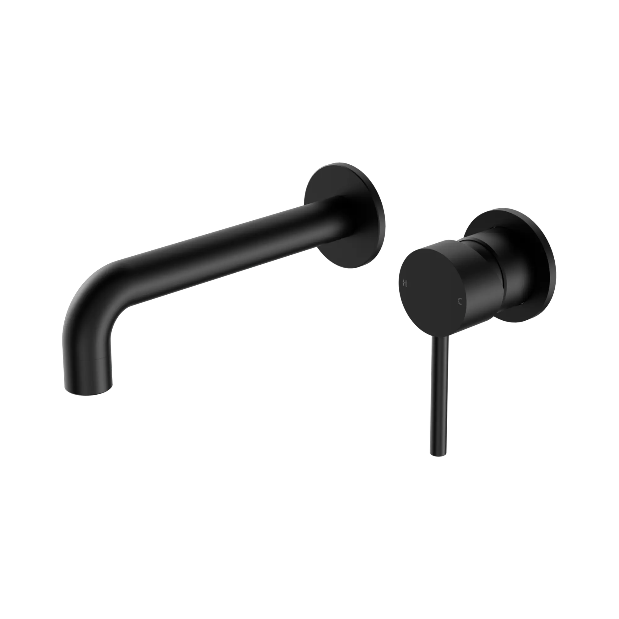Dolce Wall Basin/Bath Mixer Separate Back Plate