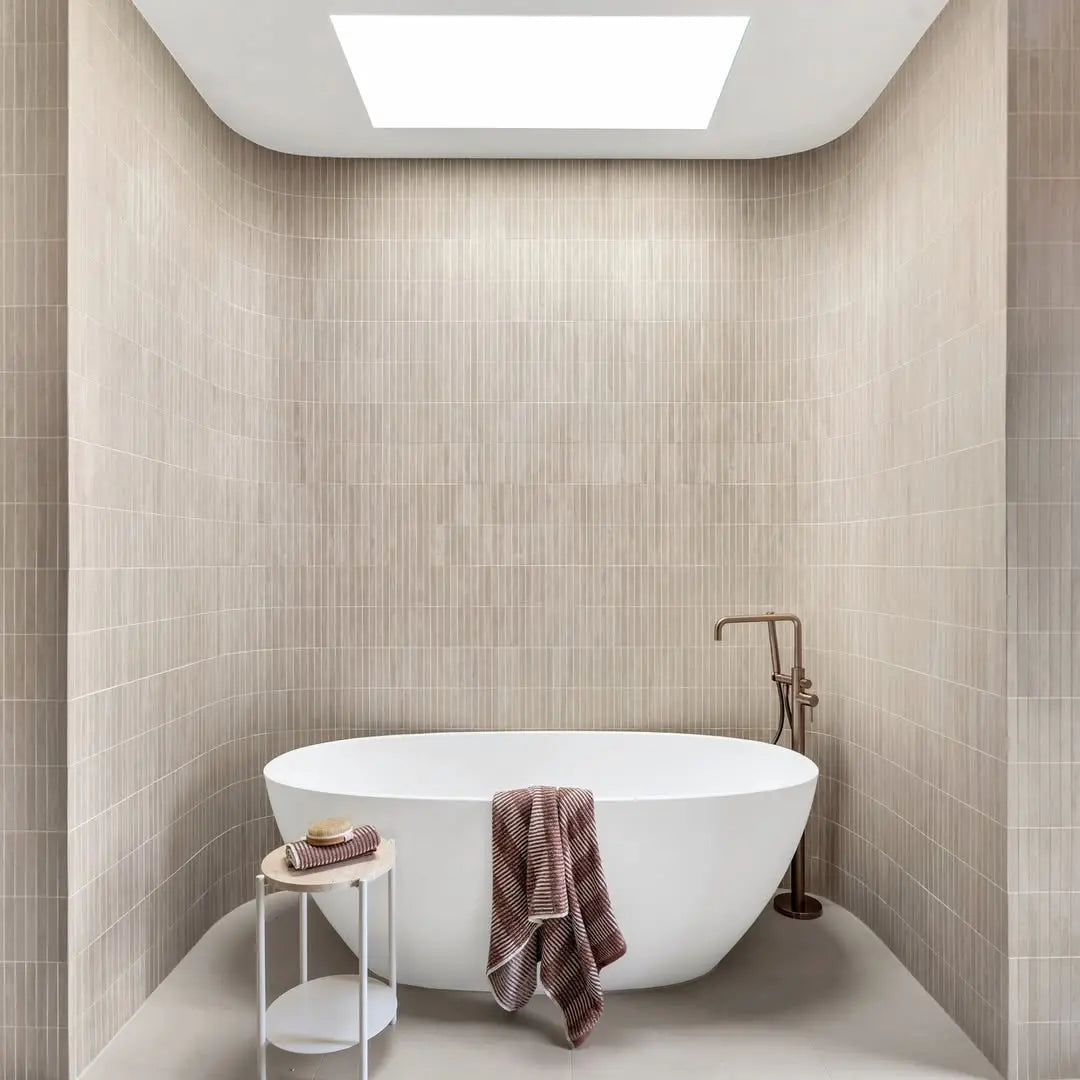 Opal Freestanding Bath Mixer With Hand Shower