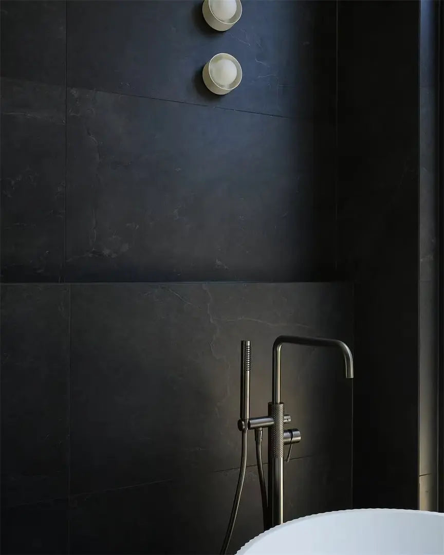 Opal Freestanding Bath Mixer With Hand Shower