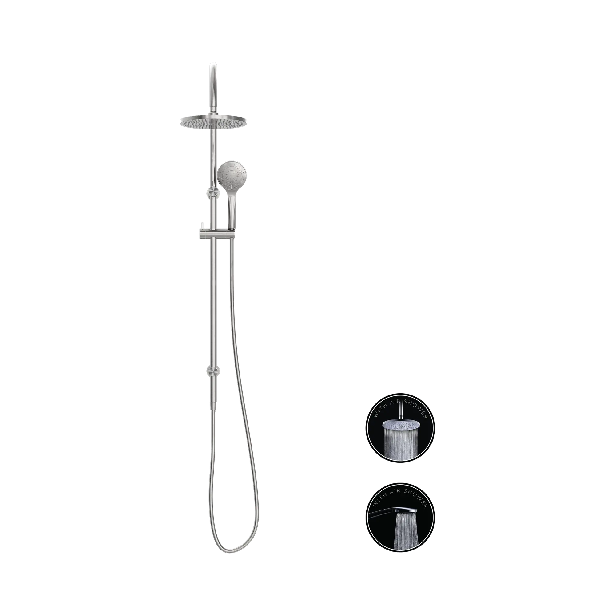 Opal Twin Shower With Air Shower