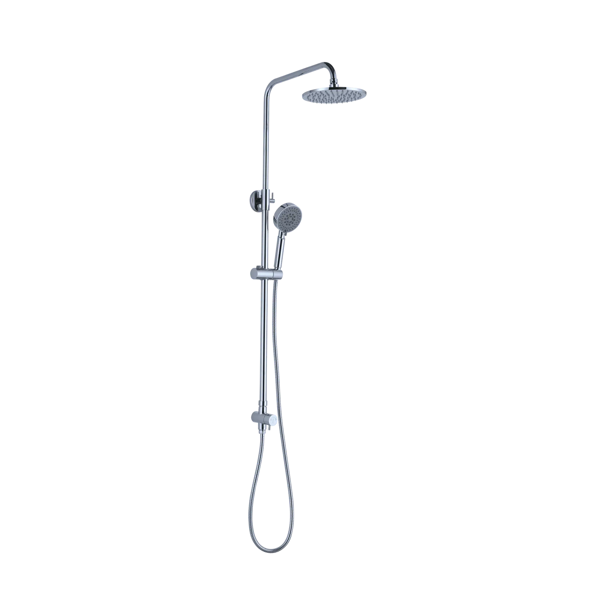 Dolce Round Twin Shower Bottom Inlet