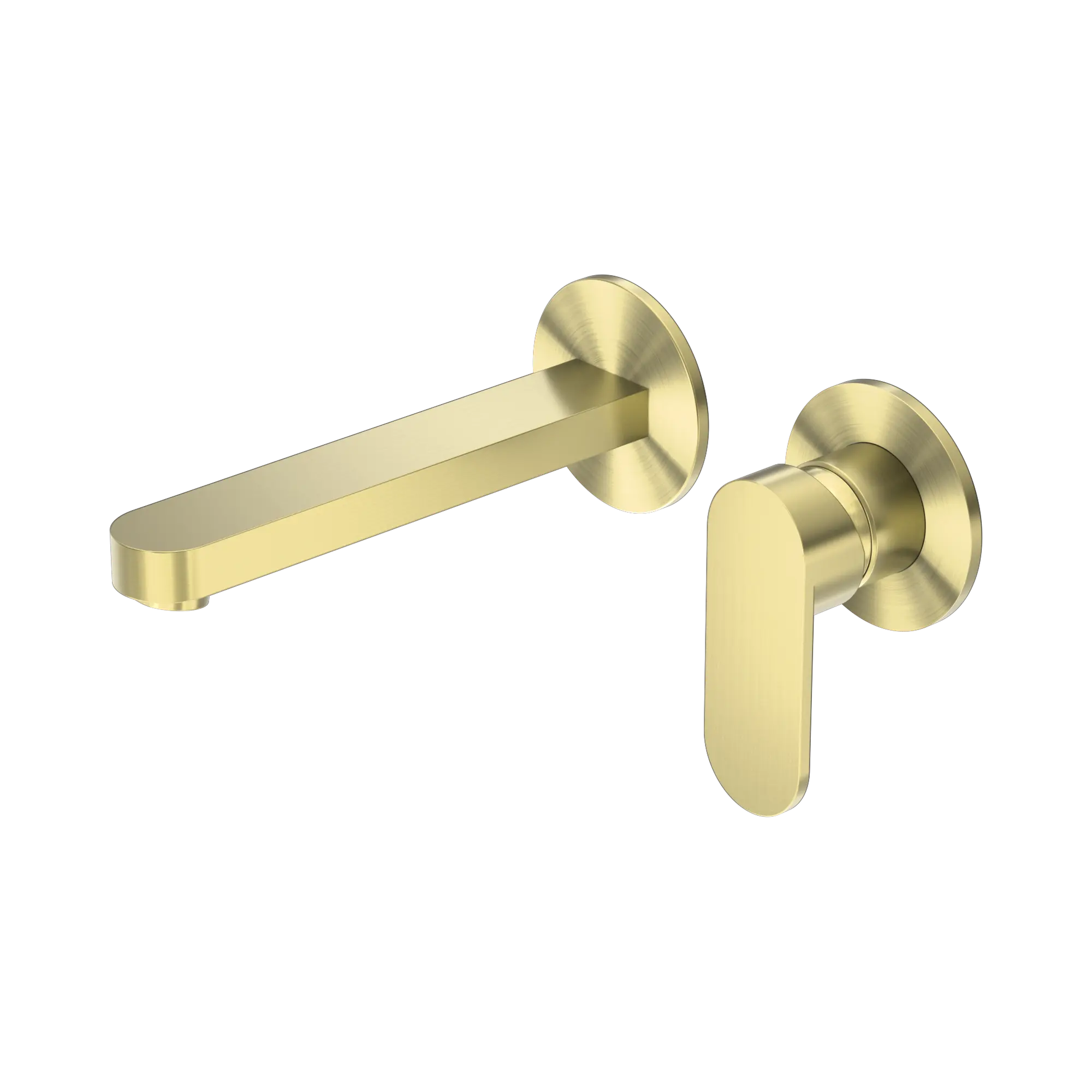 Ecco Wall Basin/Bath Mixer Separate Back Plate