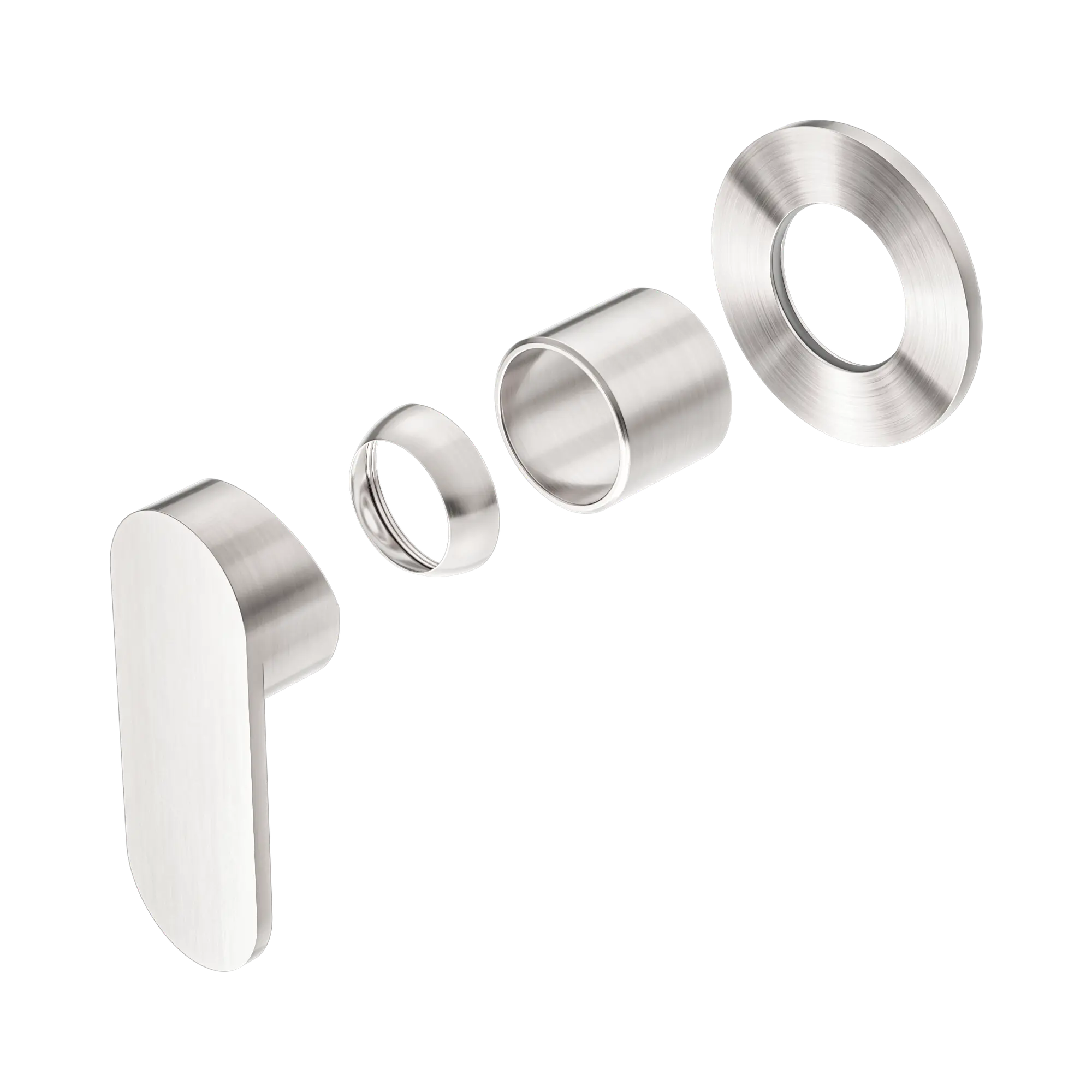 Ecco Shower Mixer 80mm Round Plate Trim Kits Only