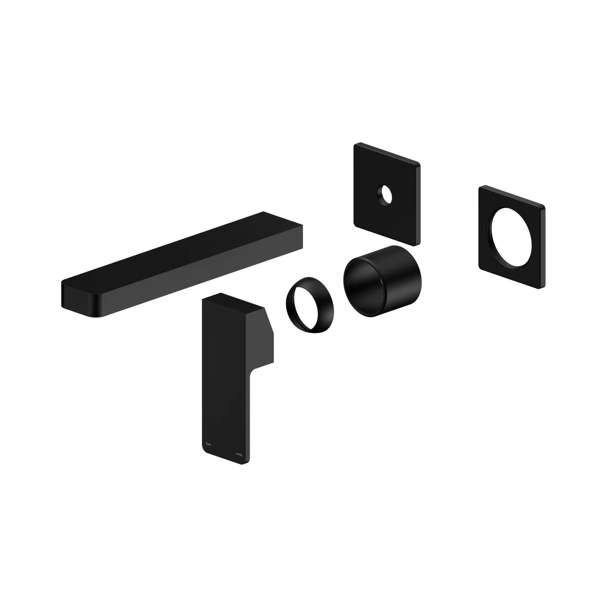 Celia Wall Basin/Bath Mixer Separate Back Plate Trim Kits Only Kalessi Bathroom & Tiles