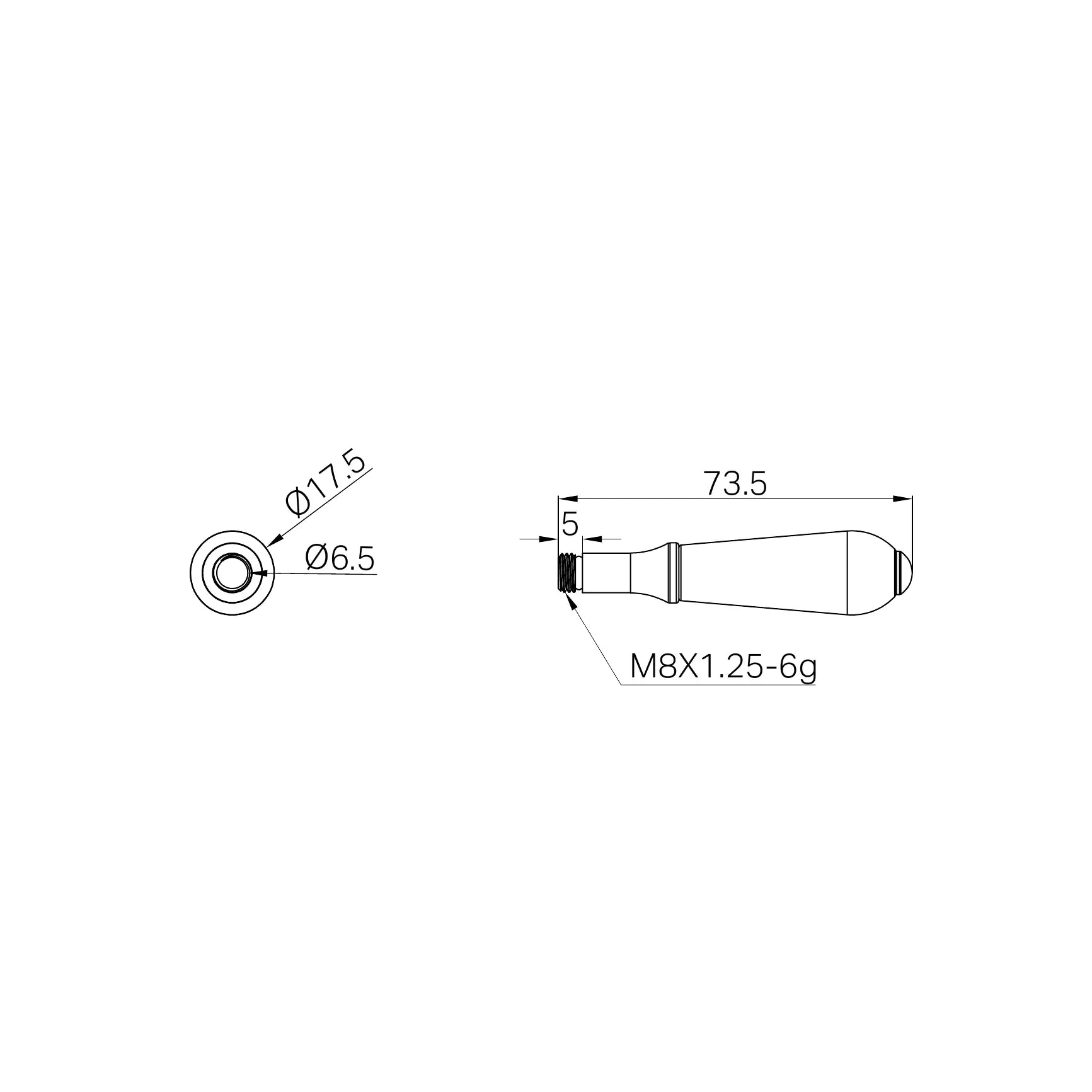 York Handle With Metal Lever