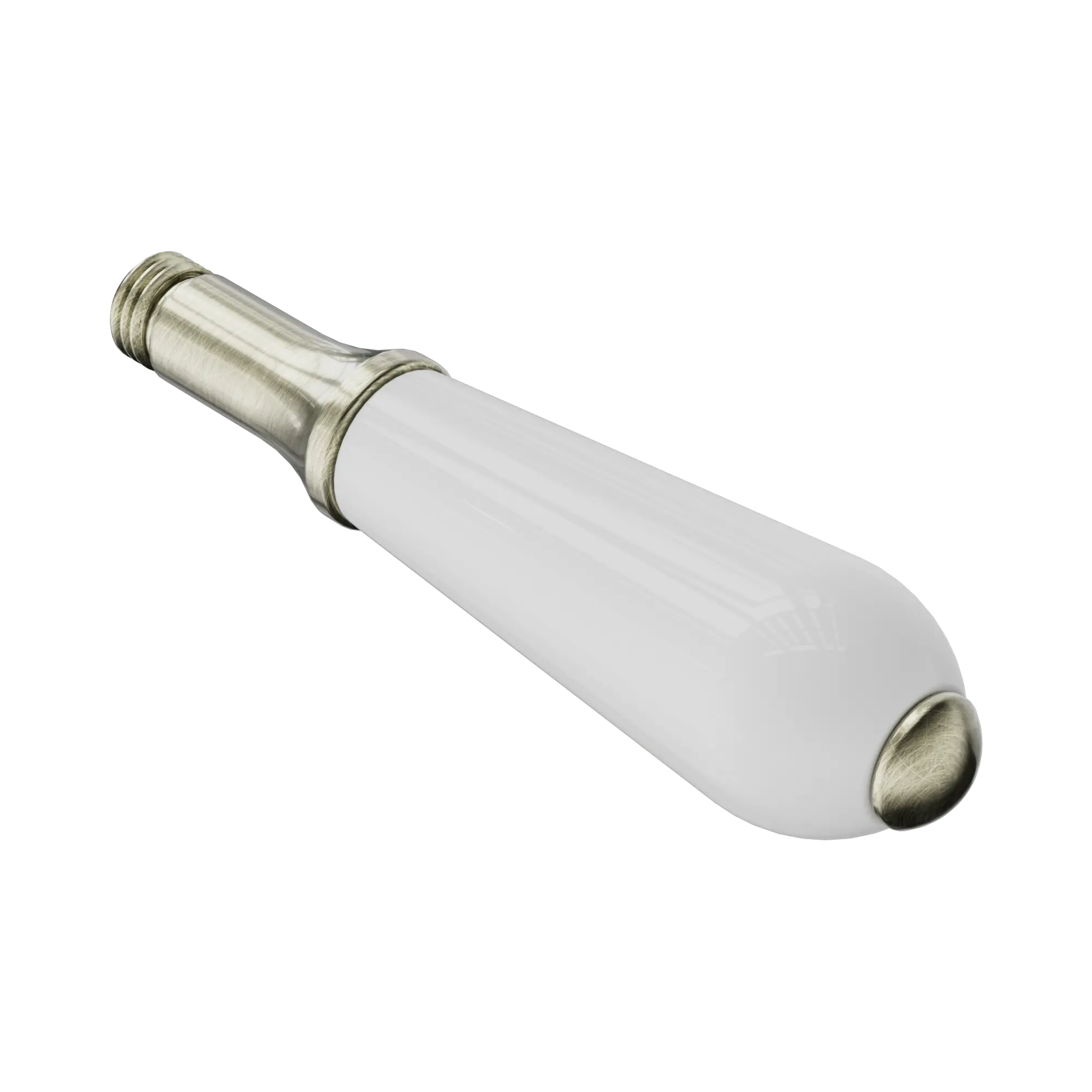 York Handle With White Porcelain Lever
