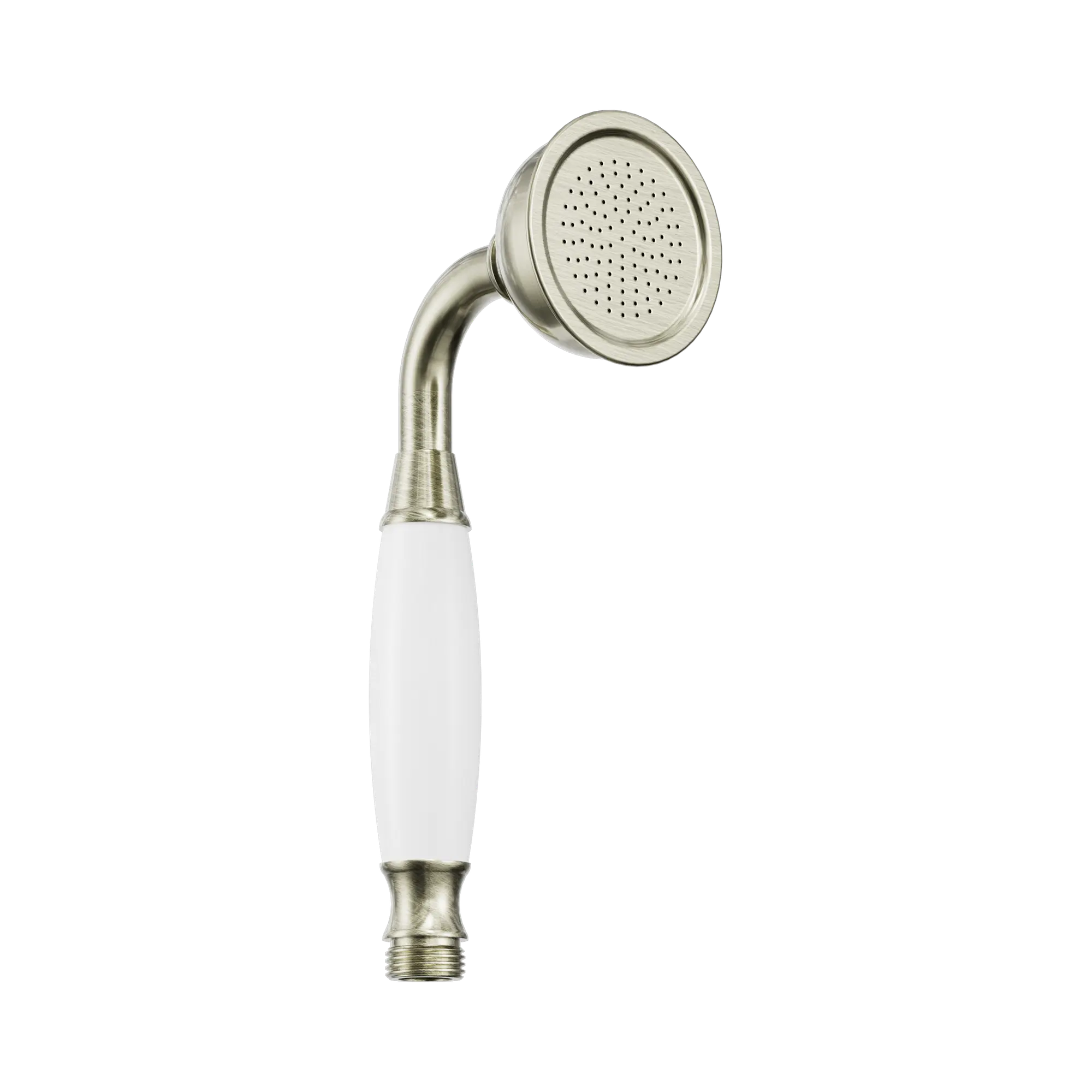 York Hand Shower with White Porcelain