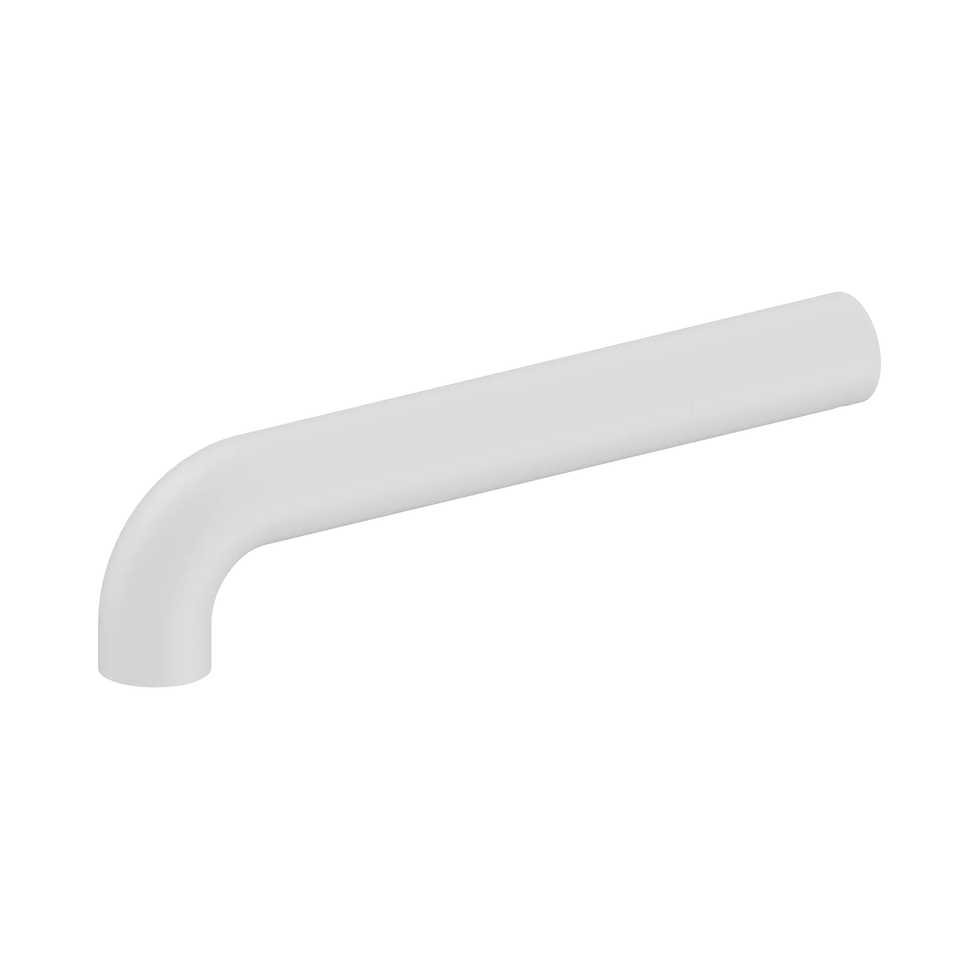 185mm Wall Basin Mixer Spout Push Fit Without Adaptor And Plate