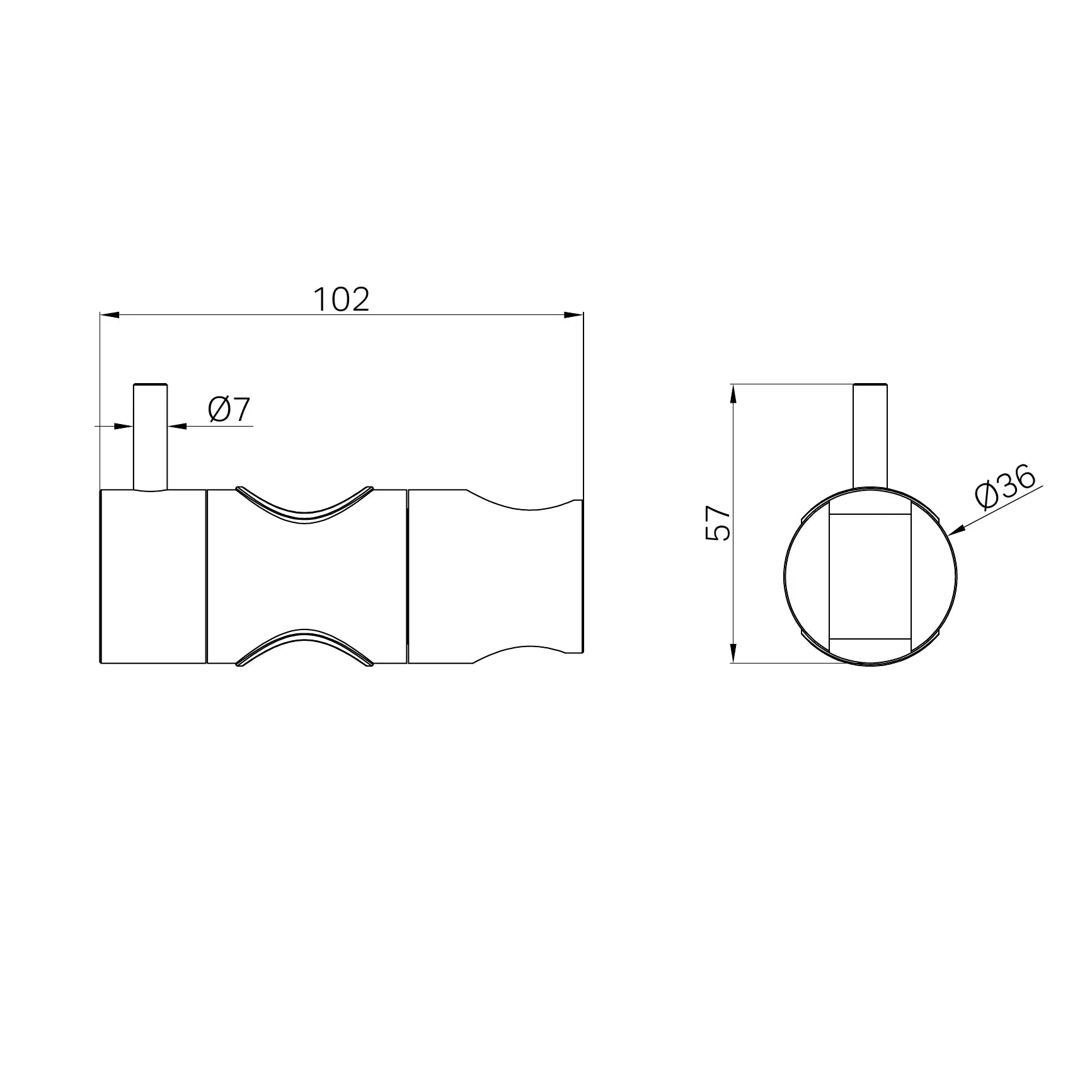 Slider for York Twin Shower