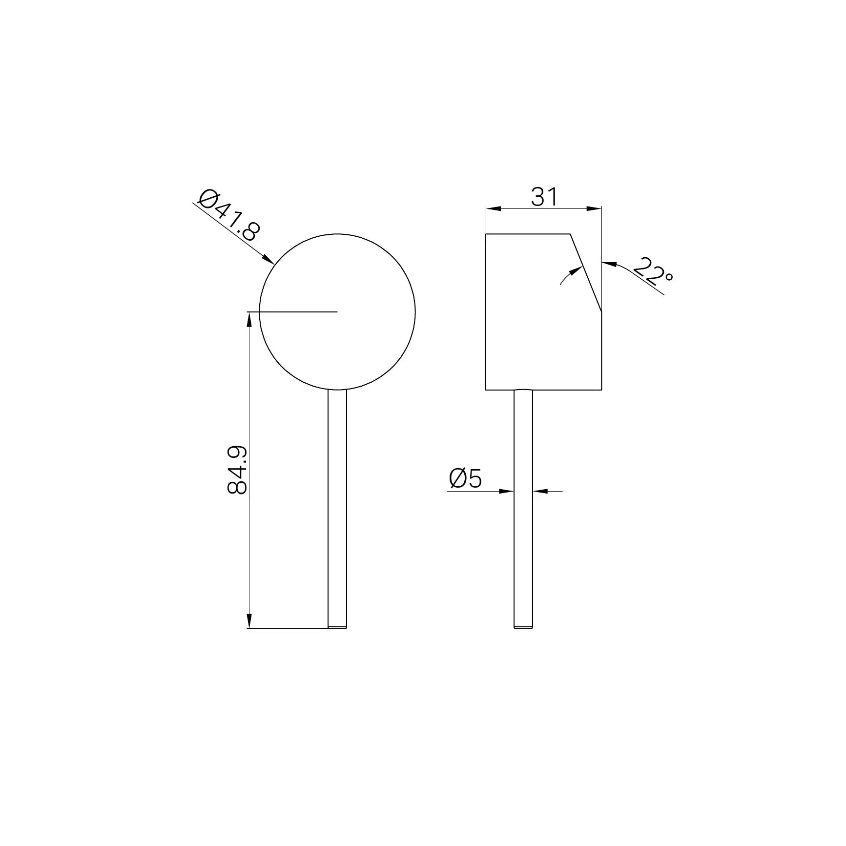 Handle For Mecca Basin Mixer