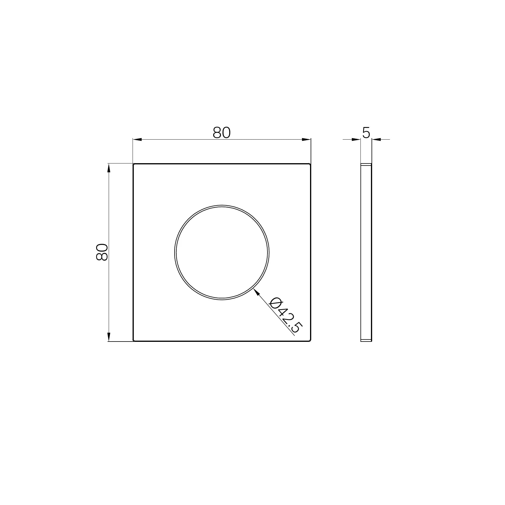 Back Plate For New Celia Shower Mixer