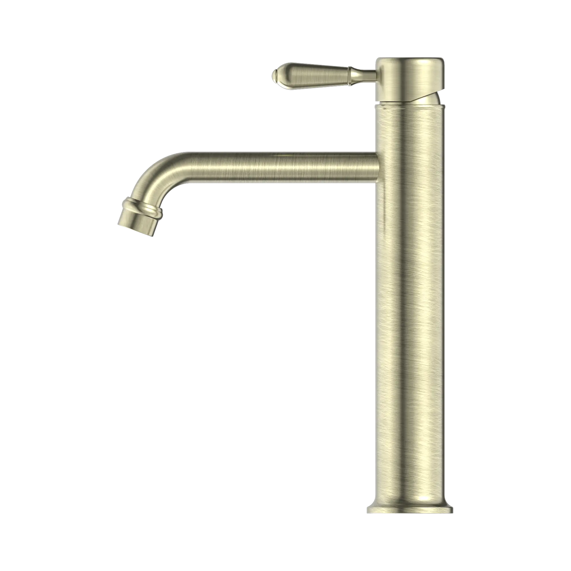 York Straight Tall Basin Mixer With Metal Lever