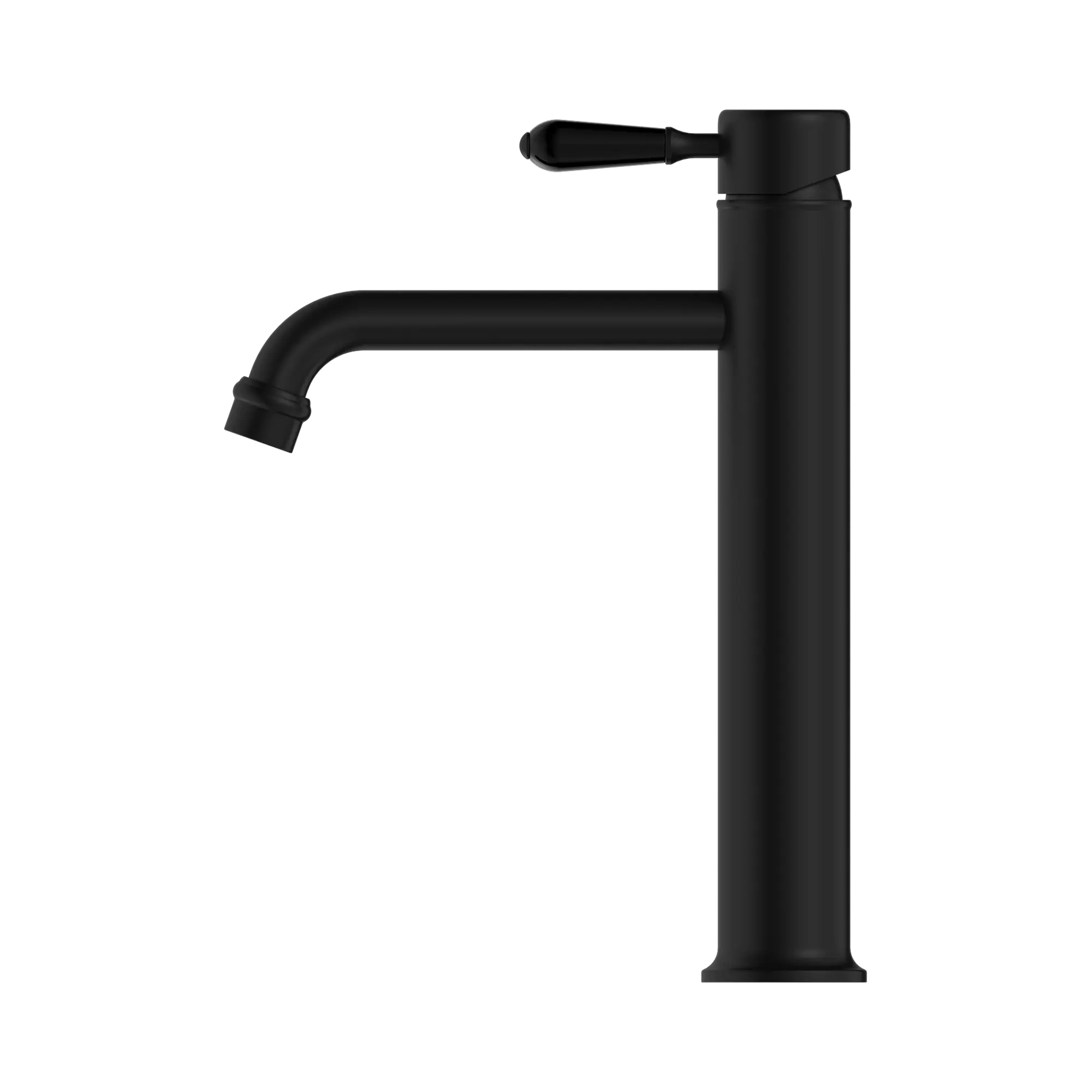York Straight Tall Basin Mixer With Metal Lever