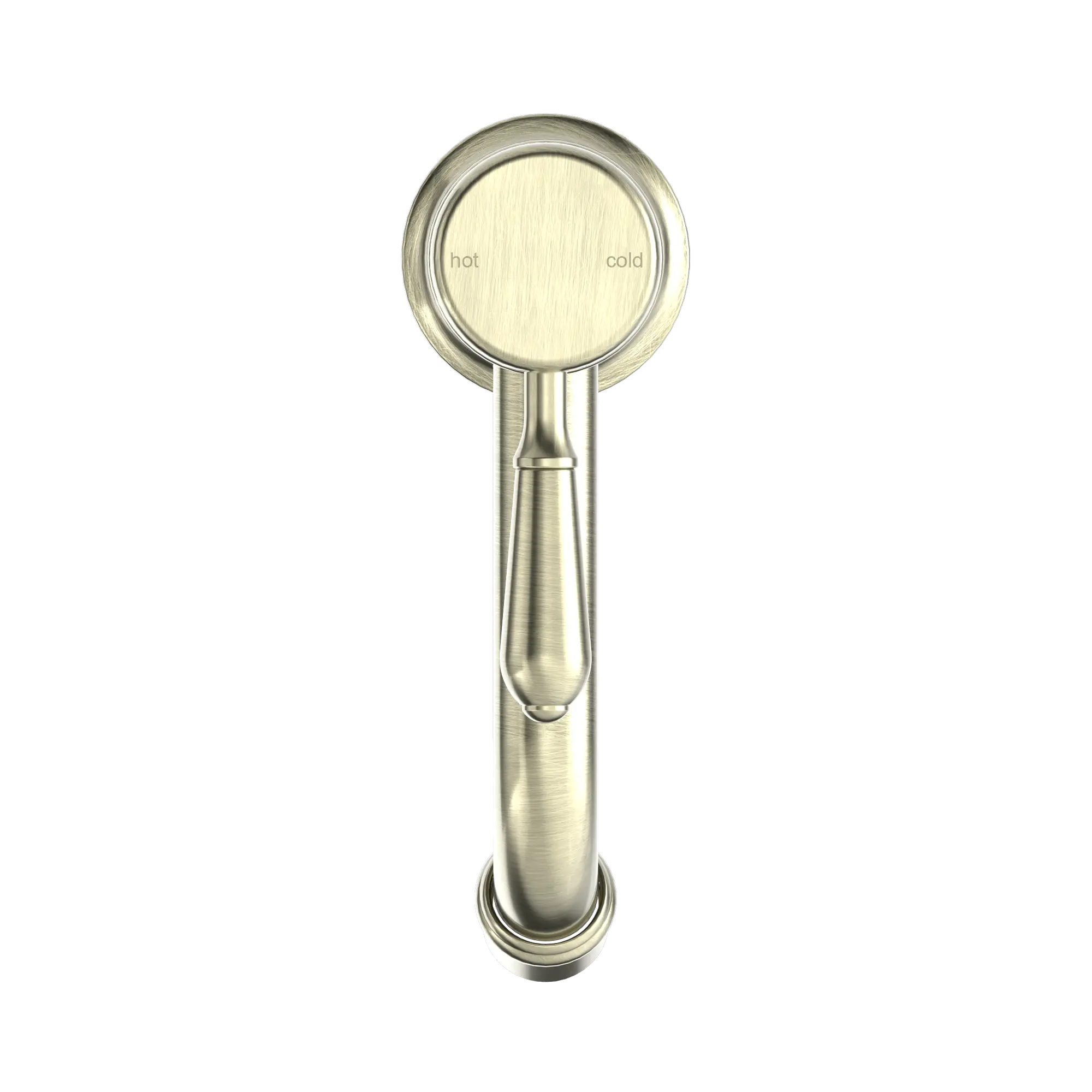 York Straight Basin Mixer With Metal Lever