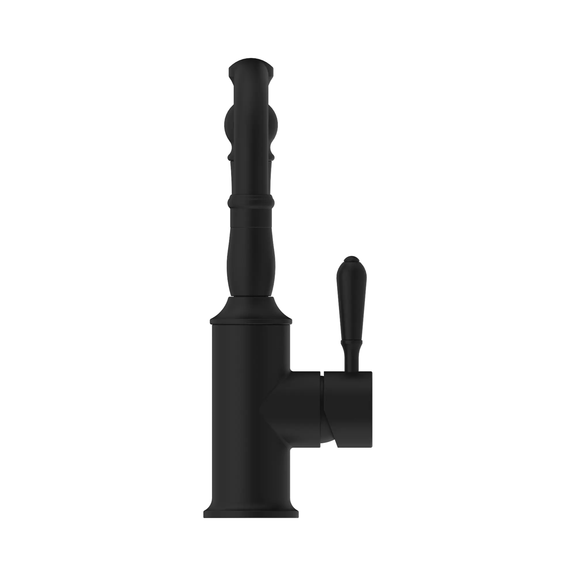 York Basin Mixer Hook Spout With Metal Lever