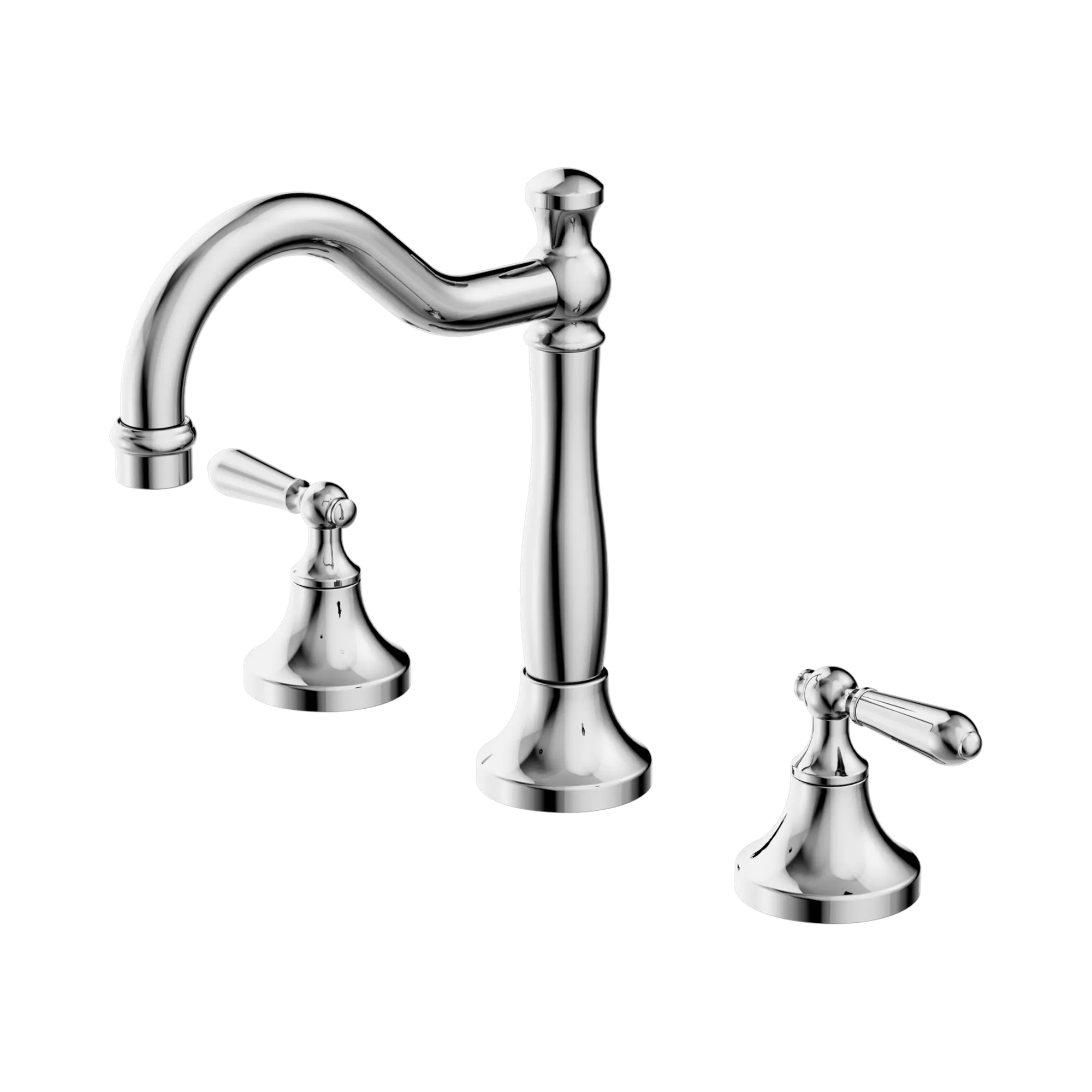 York Basin Set With Metal Lever