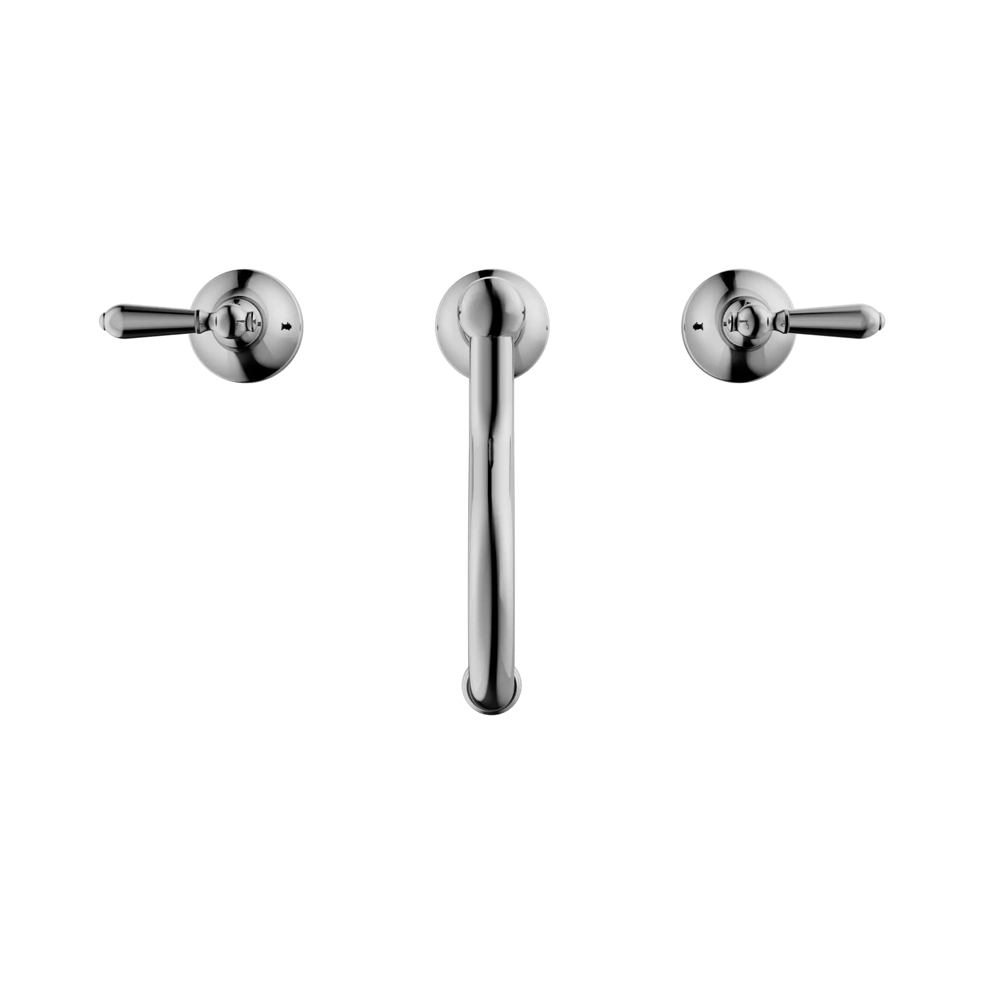 York Basin Set With Metal Lever