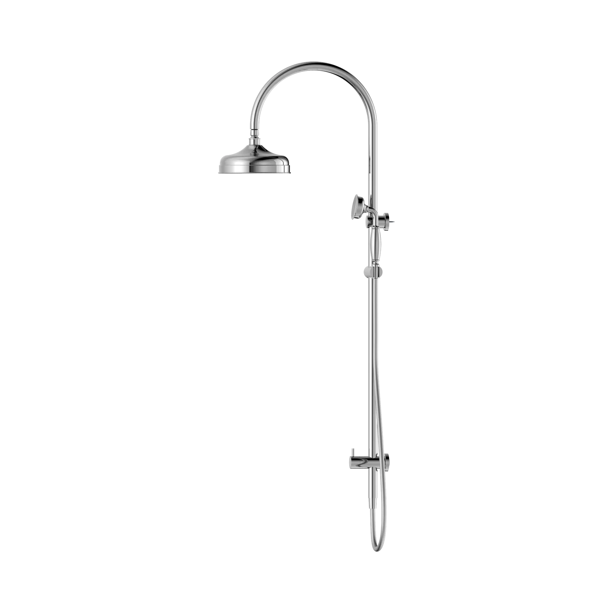York Twin Shower With Metal Hand Shower