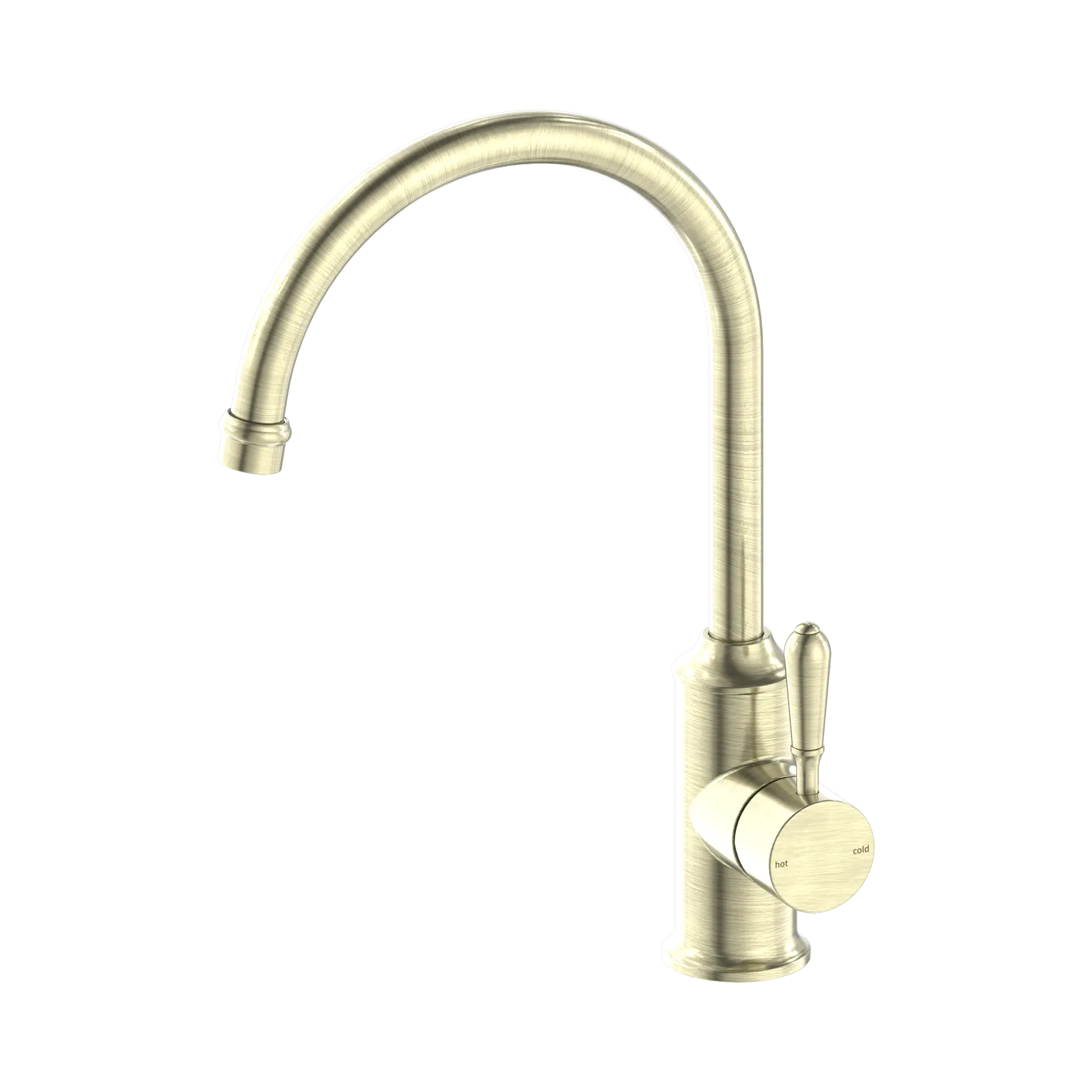 York Kitchen Mixer Gooseneck Spout With Metal Lever