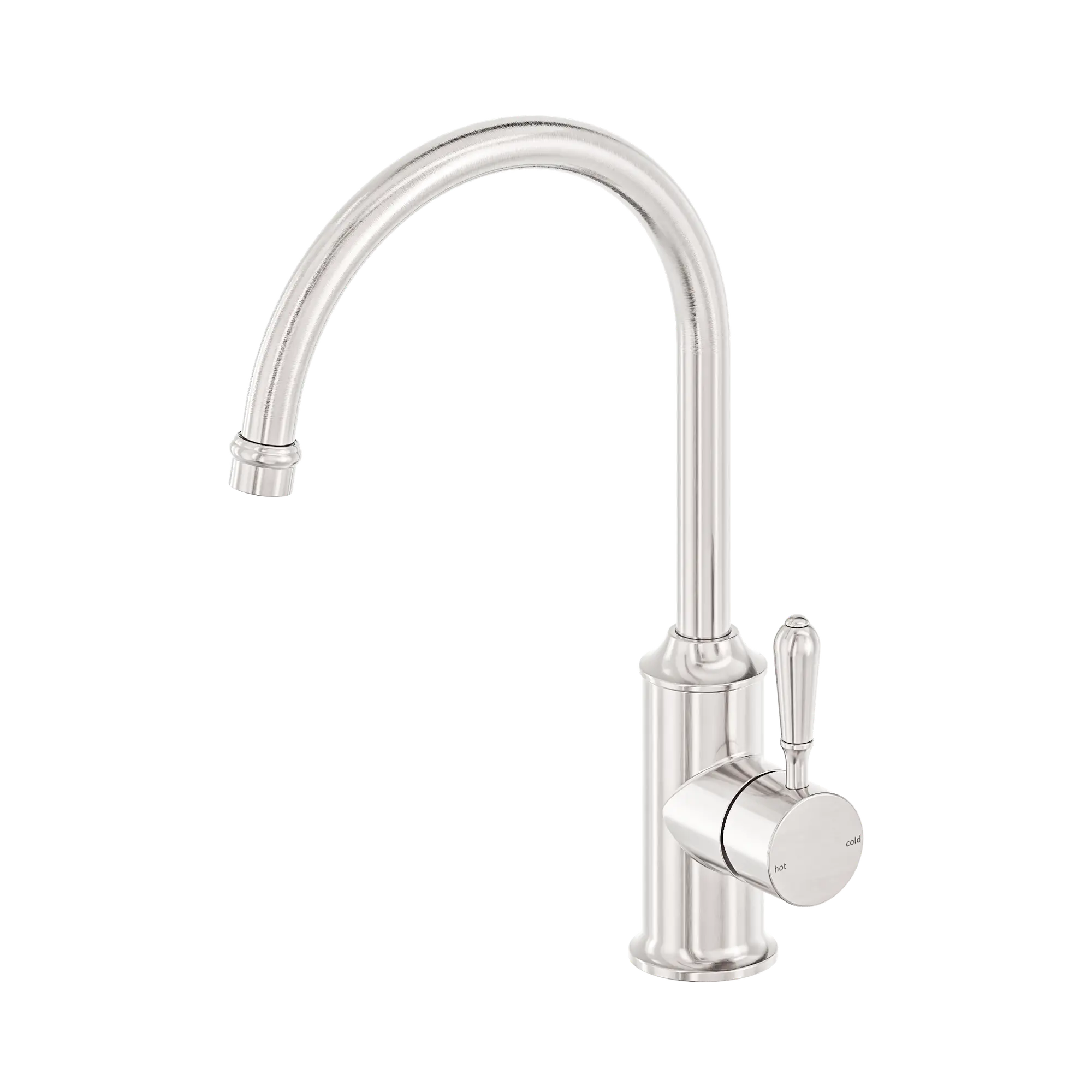 York Kitchen Mixer Gooseneck Spout With Metal Lever