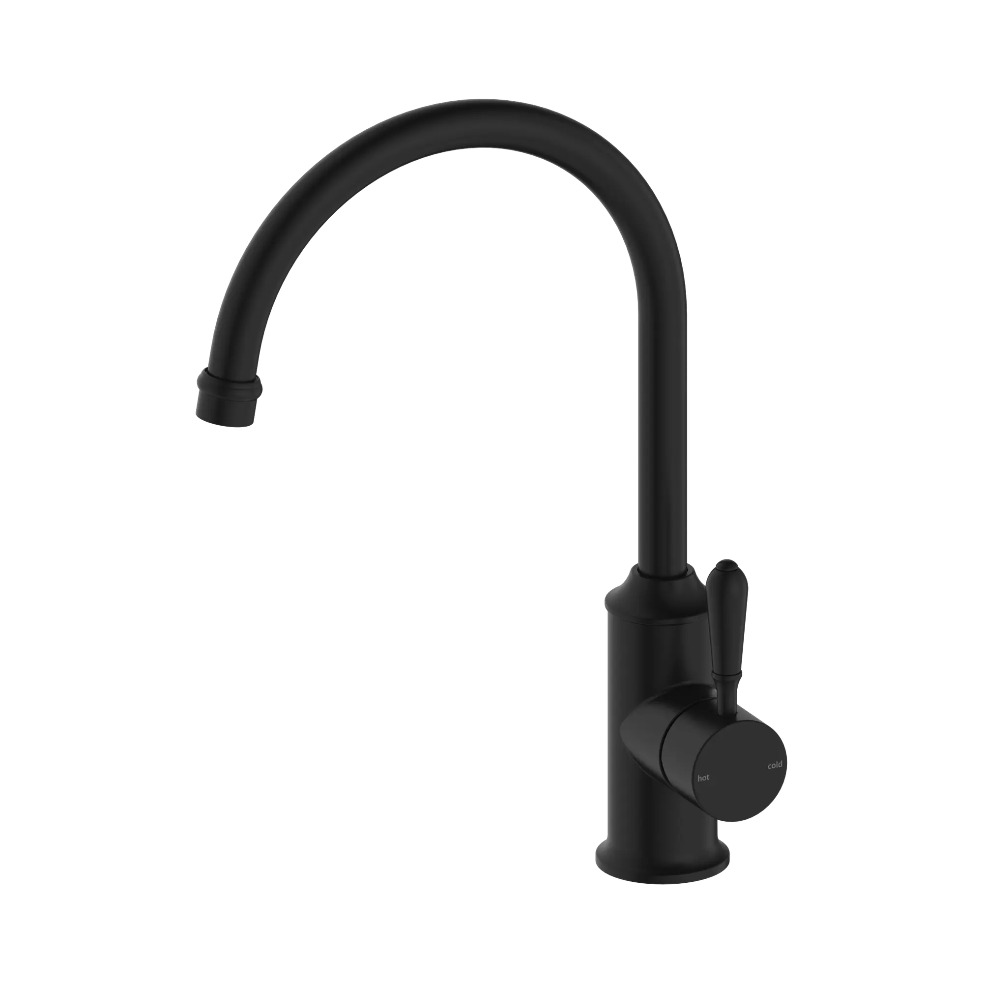 York Kitchen Mixer Gooseneck Spout With Metal Lever