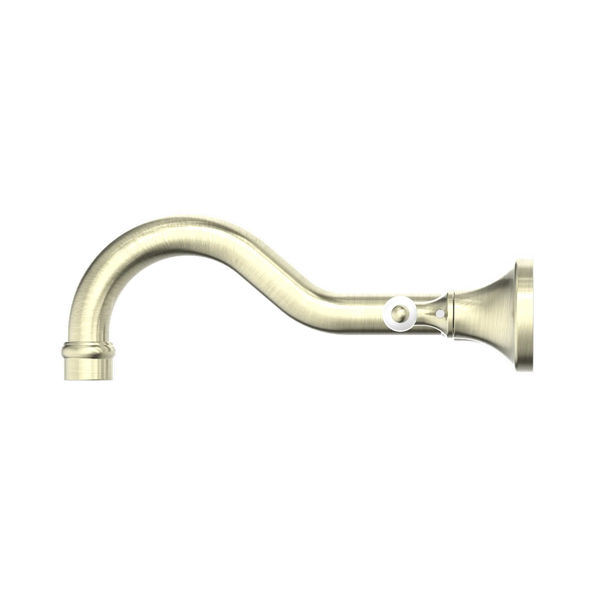 York Wall Basin Set With White Porcelain Lever