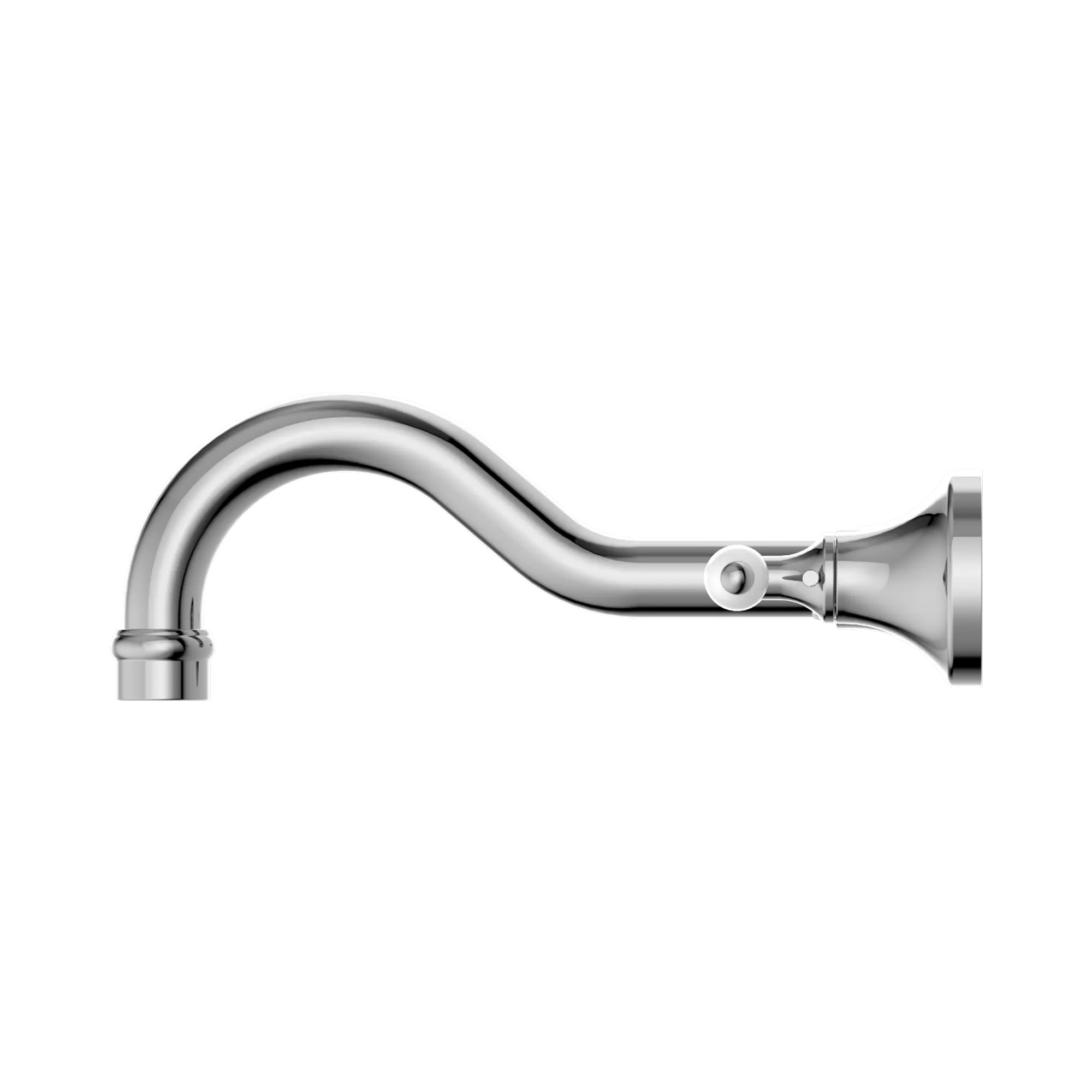 York Wall Basin Set With White Porcelain Lever