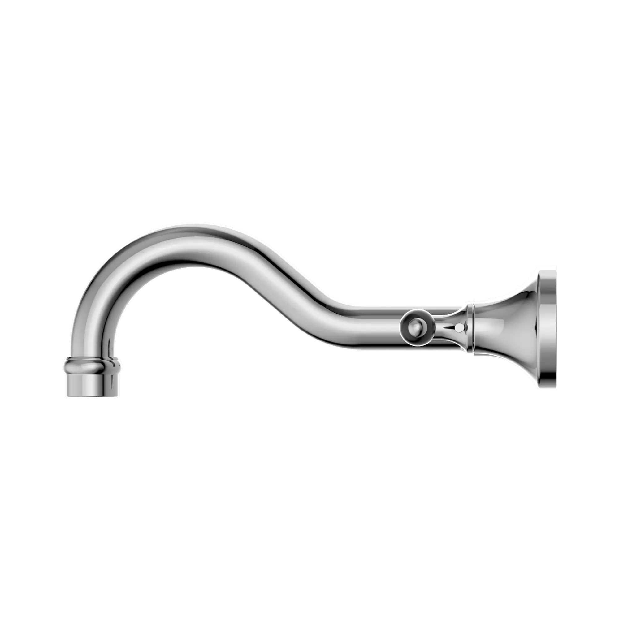 York Wall Basin Set With Black Porcelain Lever