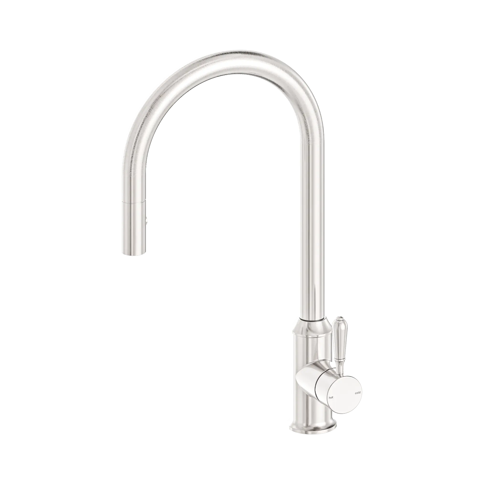 York Pull Out Sink Mixer With Vegie Spray Function With Metal Lever