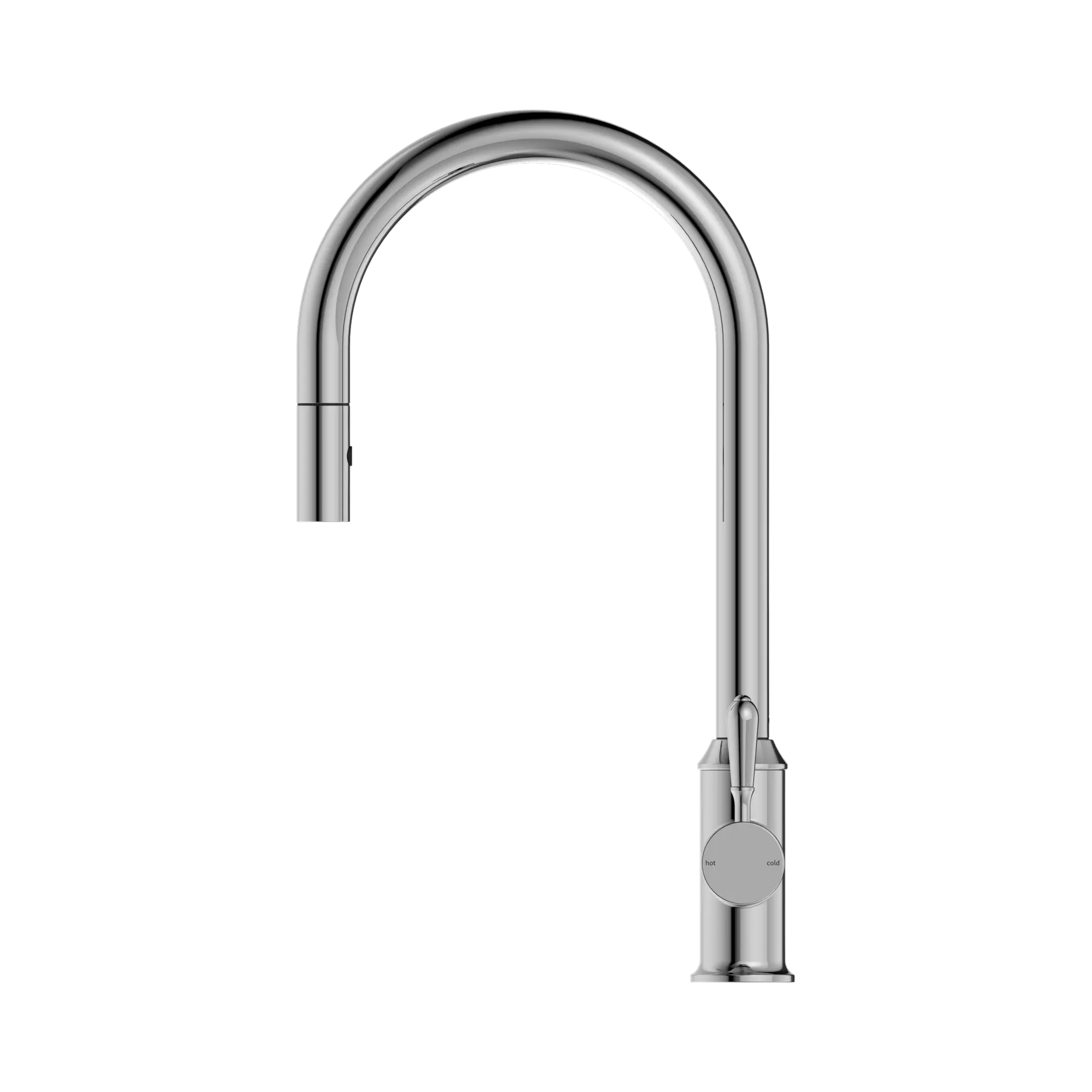 York Pull Out Sink Mixer With Vegie Spray Function With Metal Lever