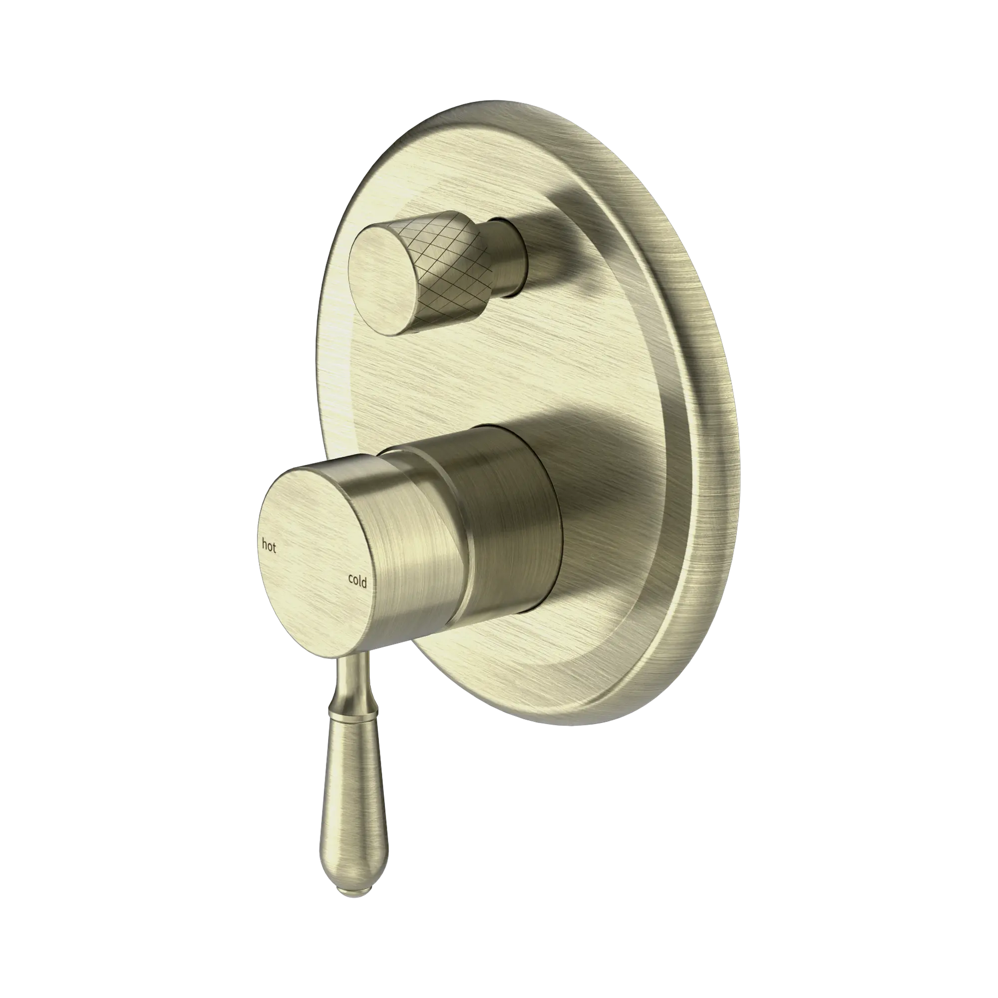 York Shower Mixer With Diverter With Metal Lever