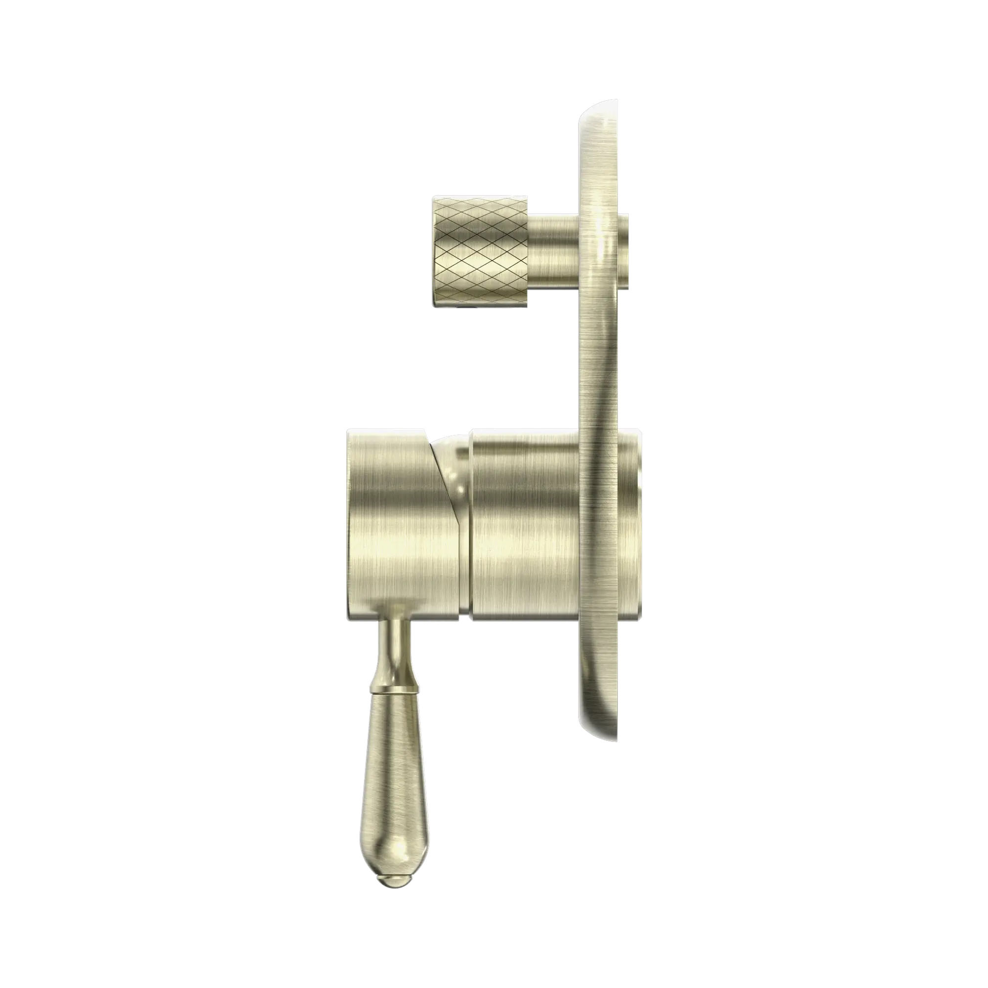 York Shower Mixer With Diverter With Metal Lever