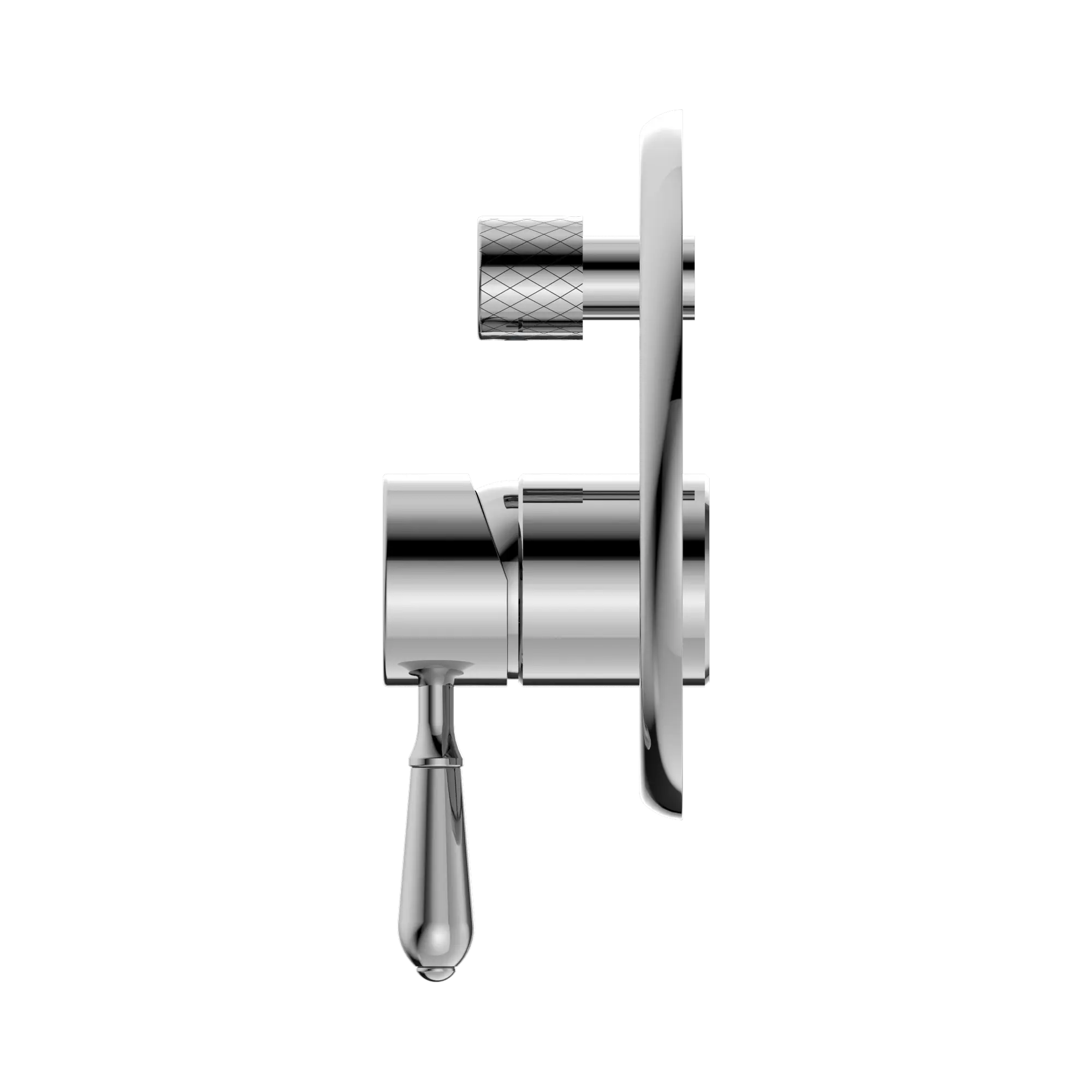 York Shower Mixer With Diverter With Metal Lever