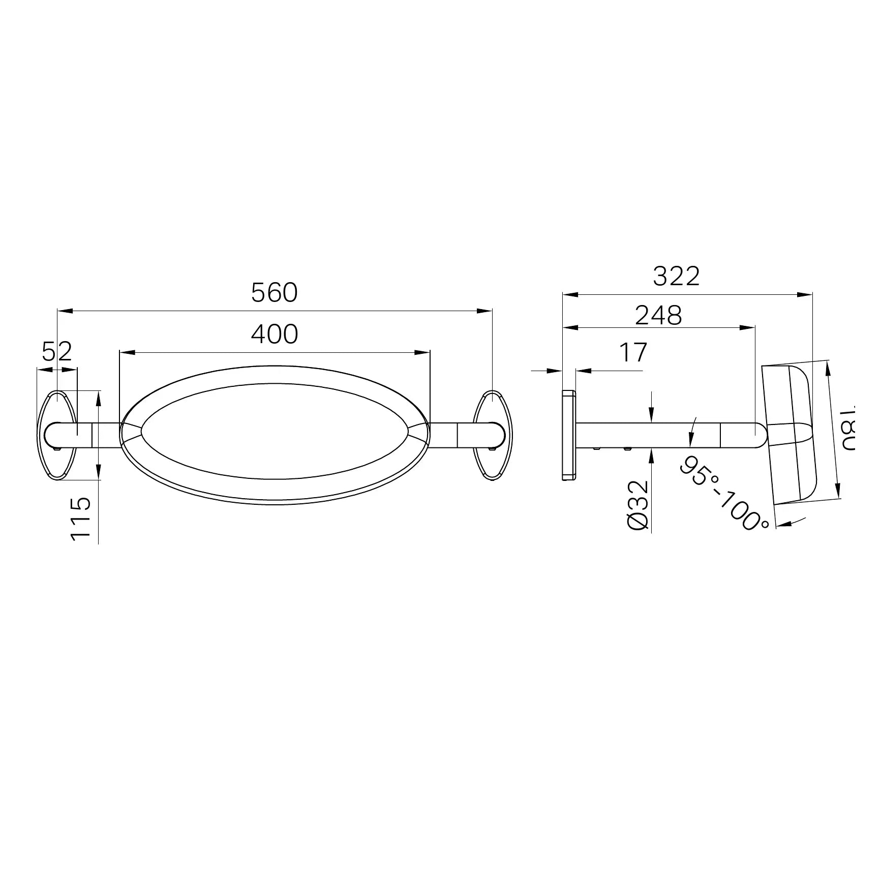 Accessible Toilet Backrest