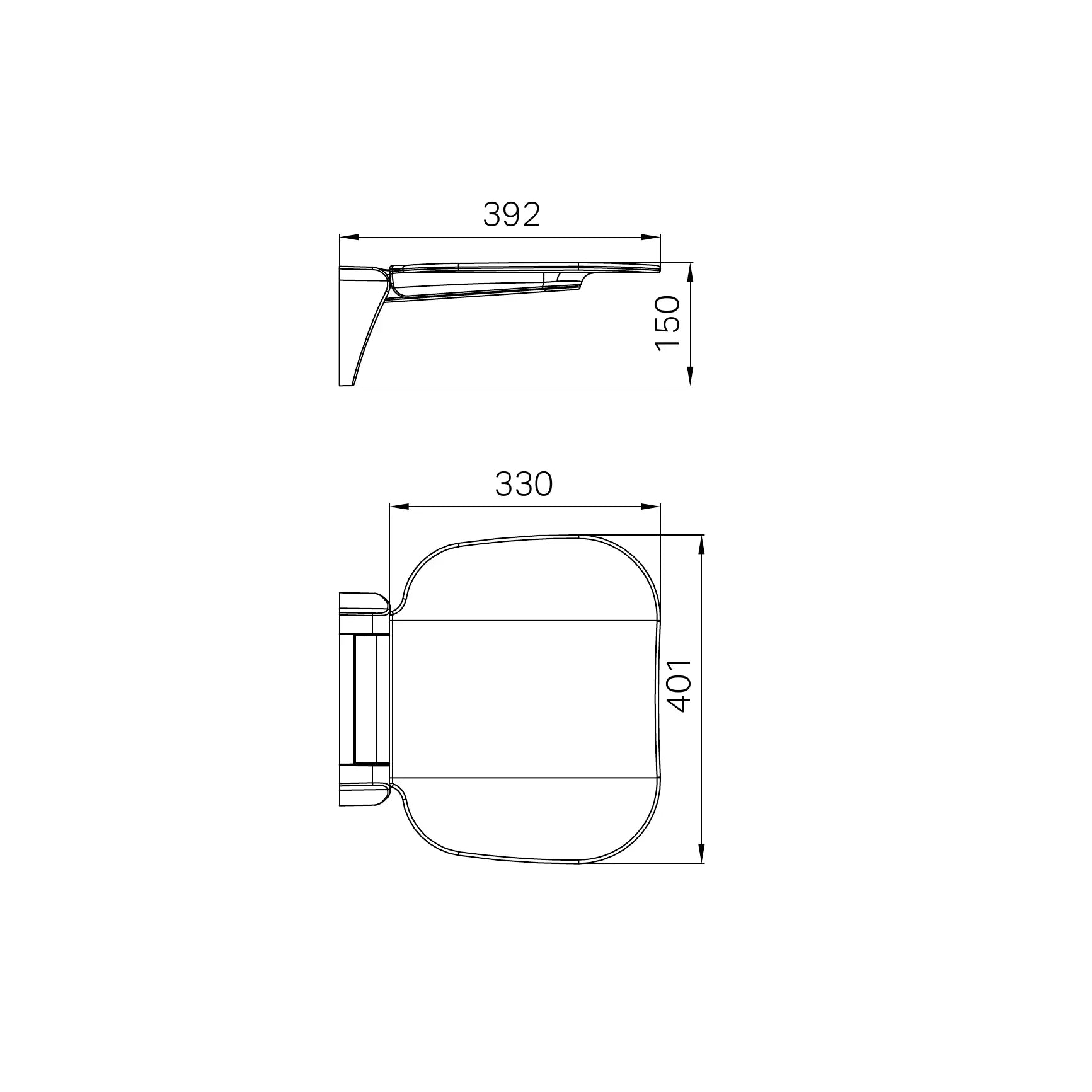 Mecca Care Shower Seat 400X330mm
