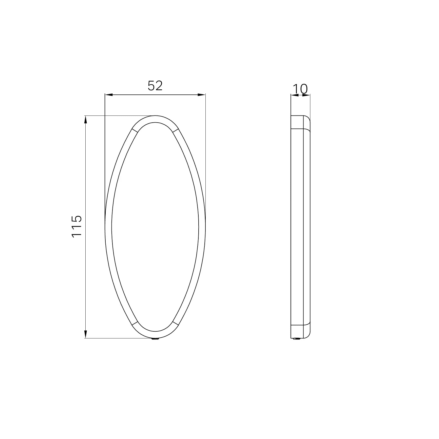 Backrest Removable Wall Cover Plate
