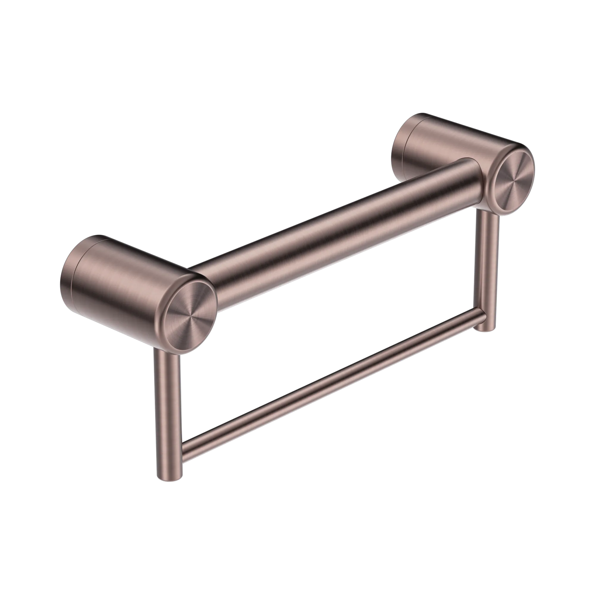 Mecca Care 32mm Grab Rail With Towel Holder 300mm Kalessi Bathroom & Tiles