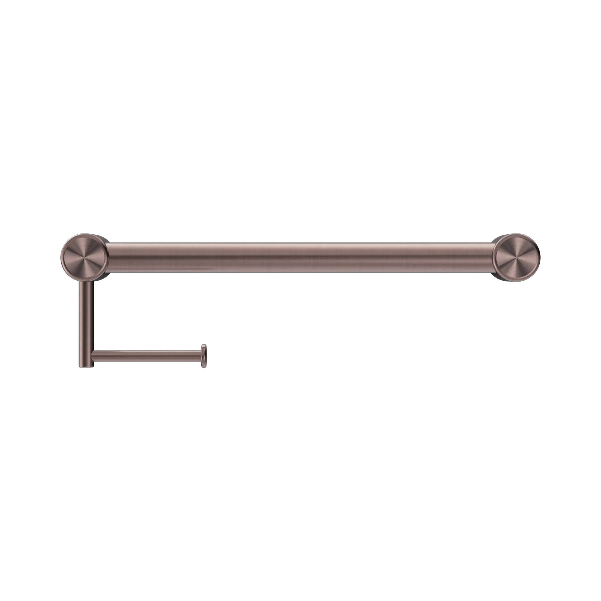 Mecca Care 32mm Grab Rail With Toilet Roll Holder 450mm