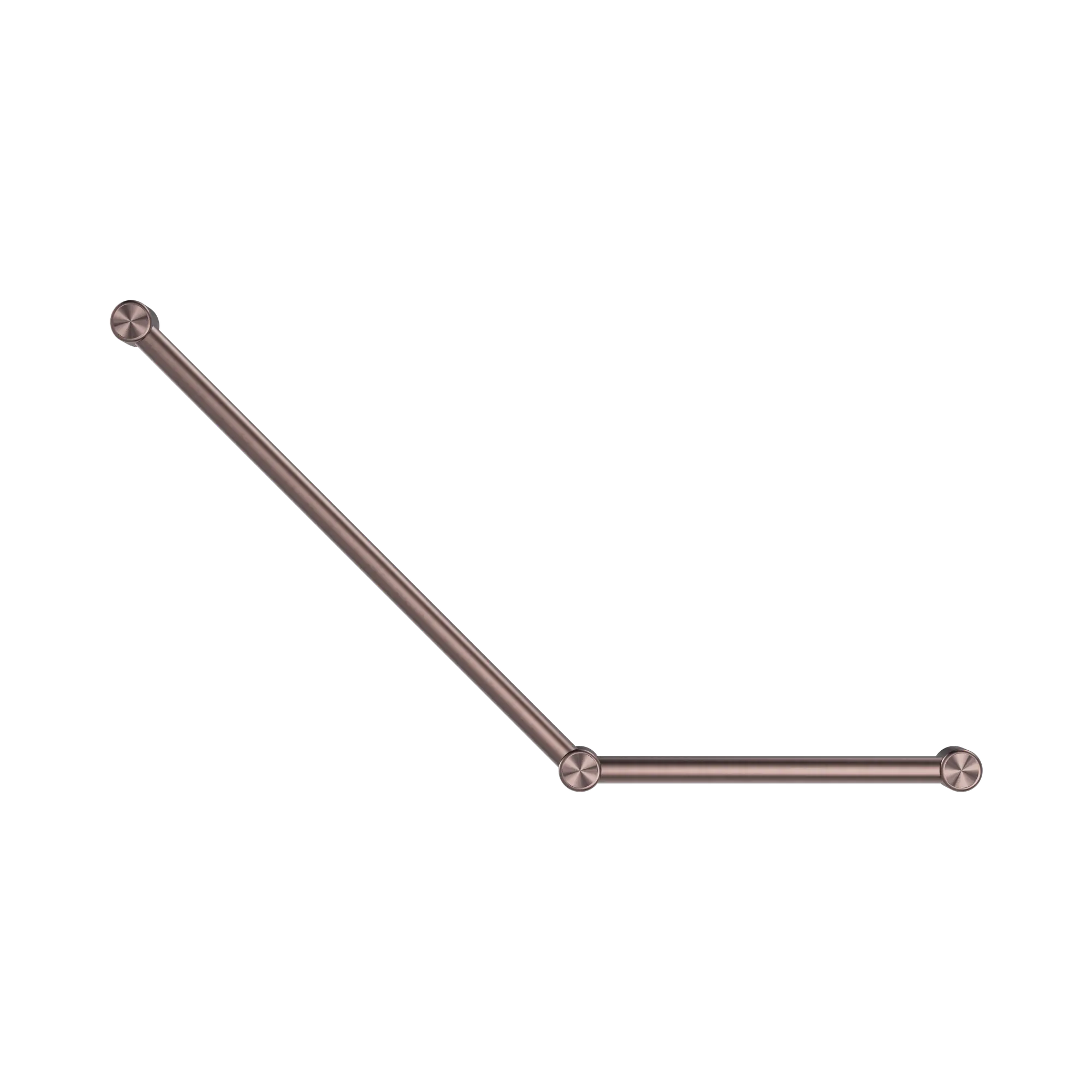 Mecca Care 32mm Ambulant Toilet Grab Rail 45 Degree 750X450mm