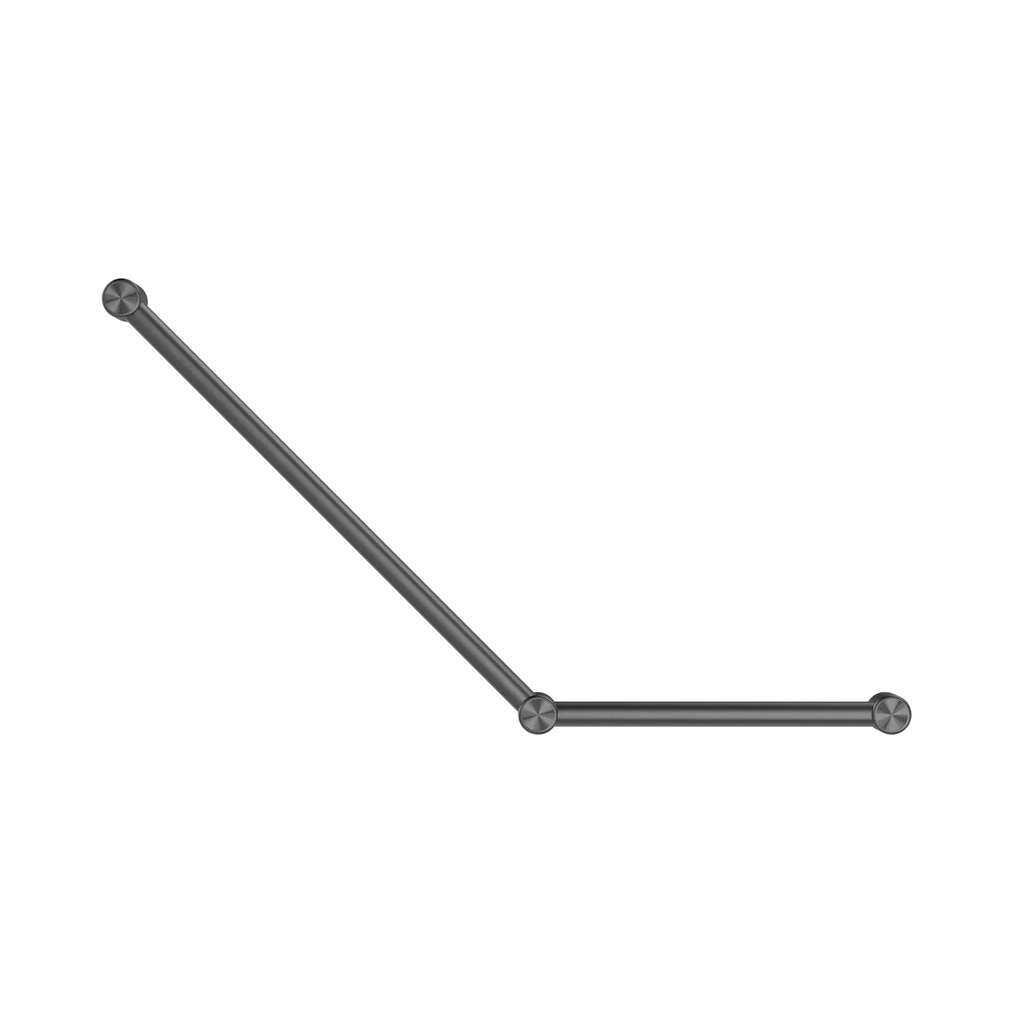 Mecca Care 32mm Ambulant Toilet Grab Rail 45 Degree 750X450mm
