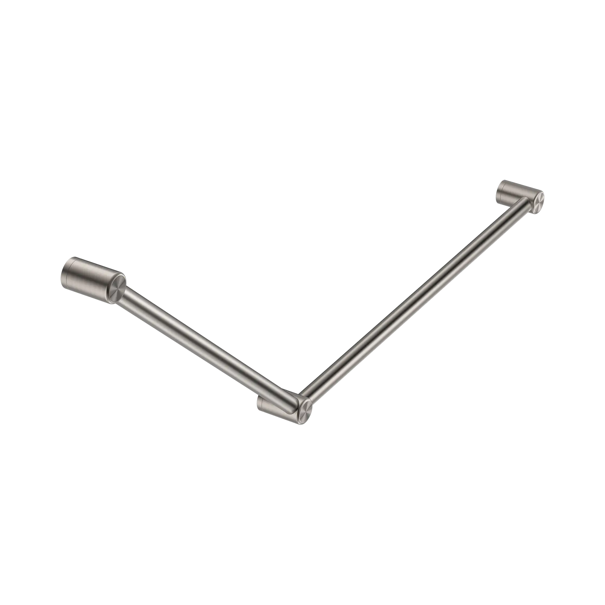 Mecca Care 32mm DDA Accessible Toilet Grab Rail Set 45 Degree 750X900mm