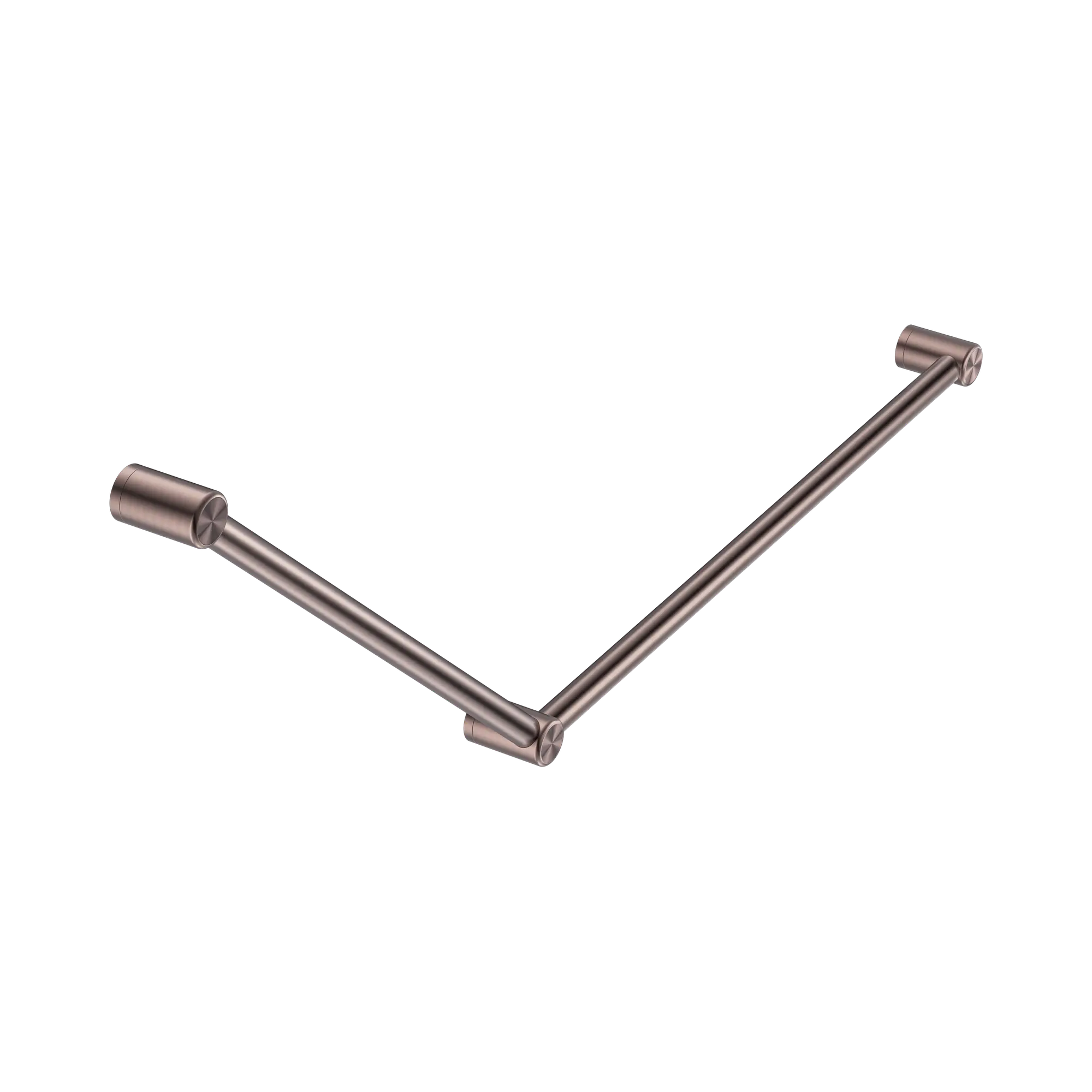 Mecca Care 32mm DDA Accessible Toilet Grab Rail Set 45 Degree 750X900mm
