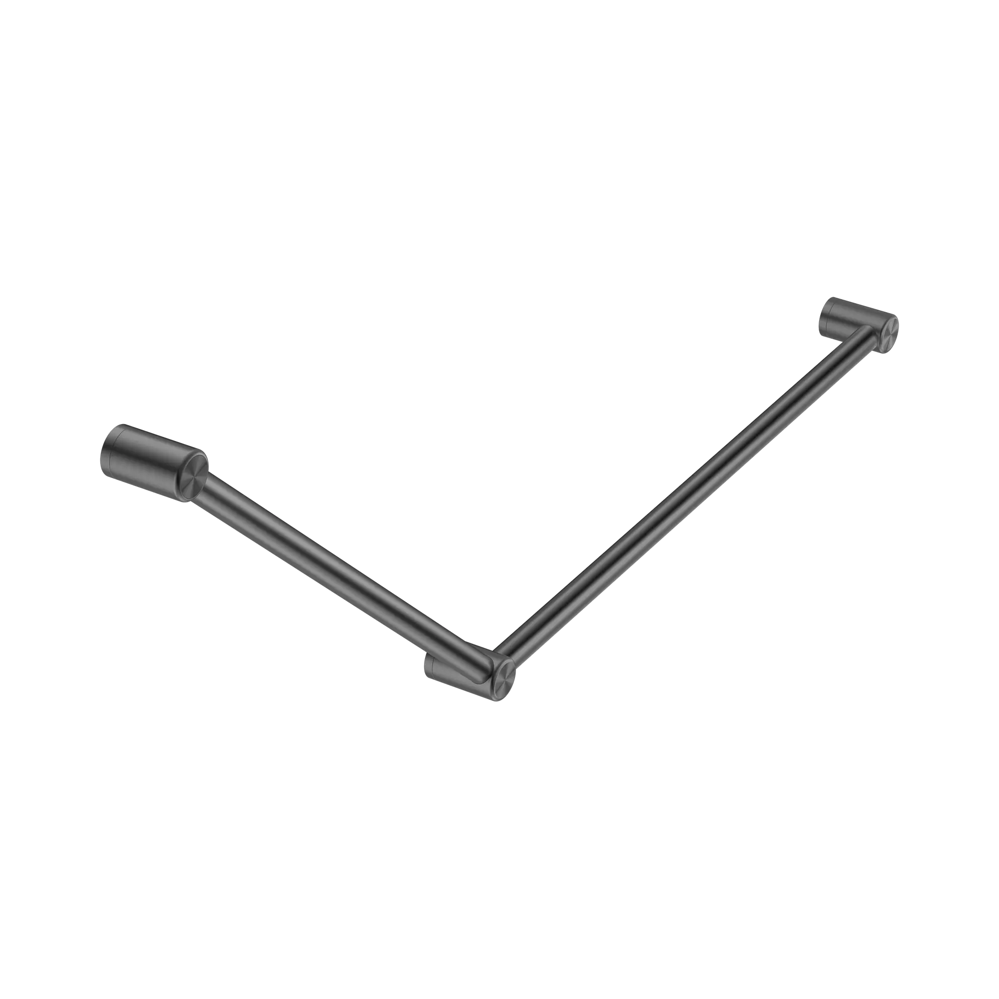 Mecca Care 32mm DDA Accessible Toilet Grab Rail Set 45 Degree 750X900mm