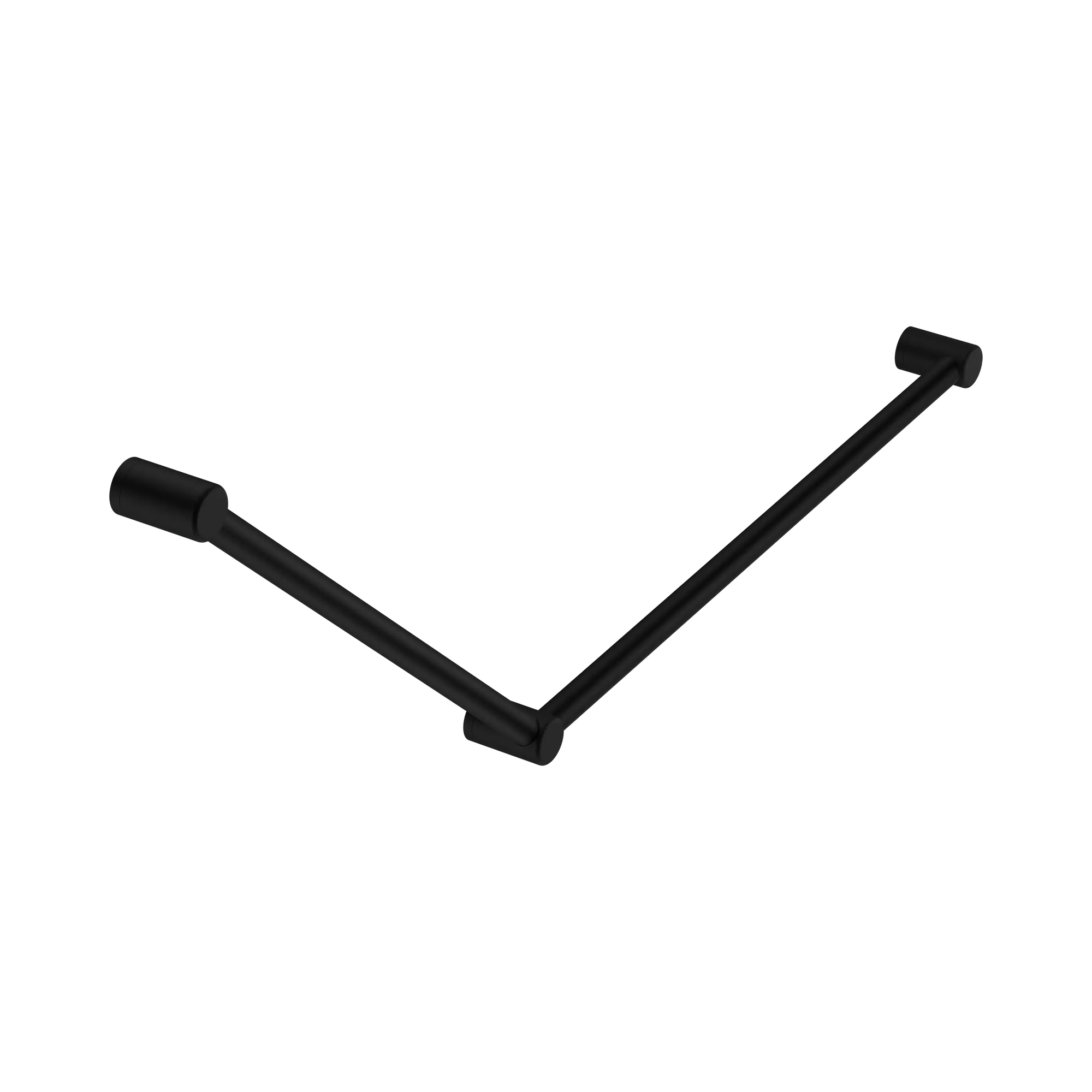 Mecca Care 32mm DDA Accessible Toilet Grab Rail Set 45 Degree 750X900mm