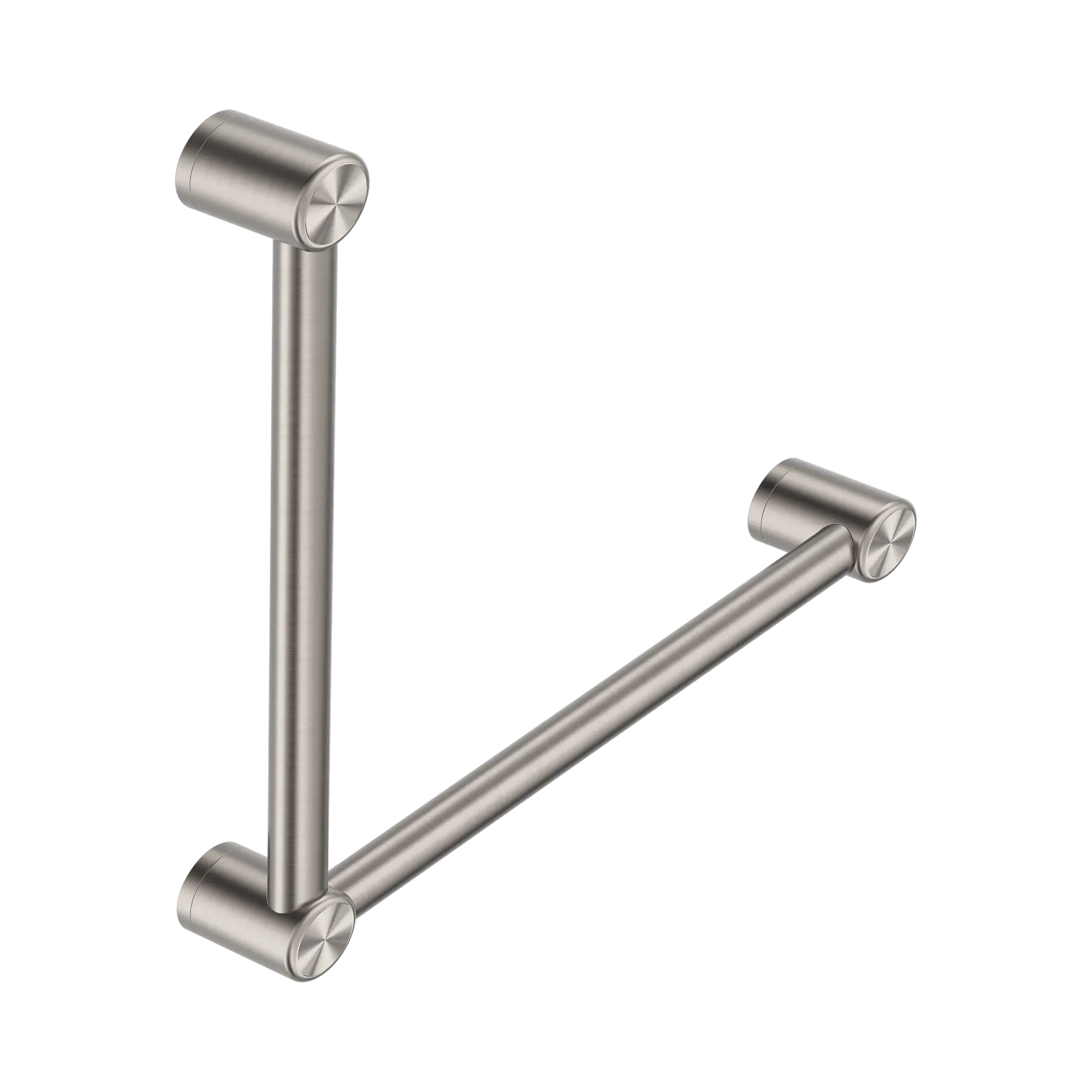 Mecca Care 32mm Ambulant Toilet Grab Rail 90 Degree 450X450mm